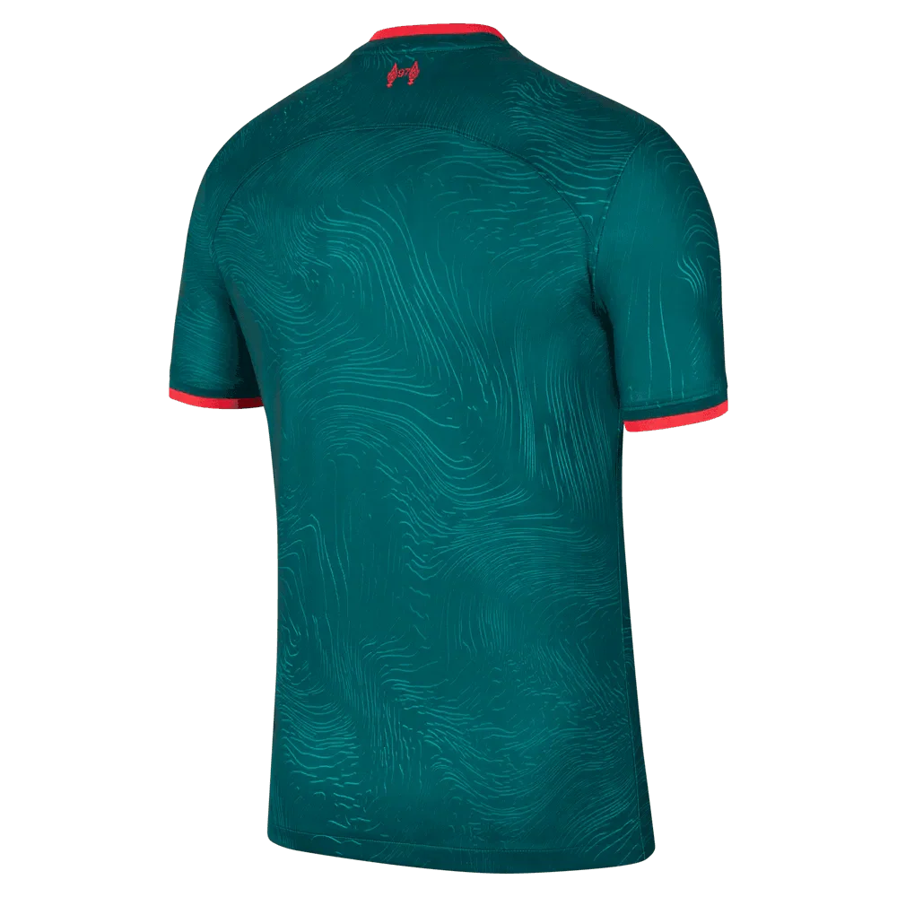 Nike 2022-23 Liverpool Third Jersey - Dark Atomic Teal-Siren Red - Image 11