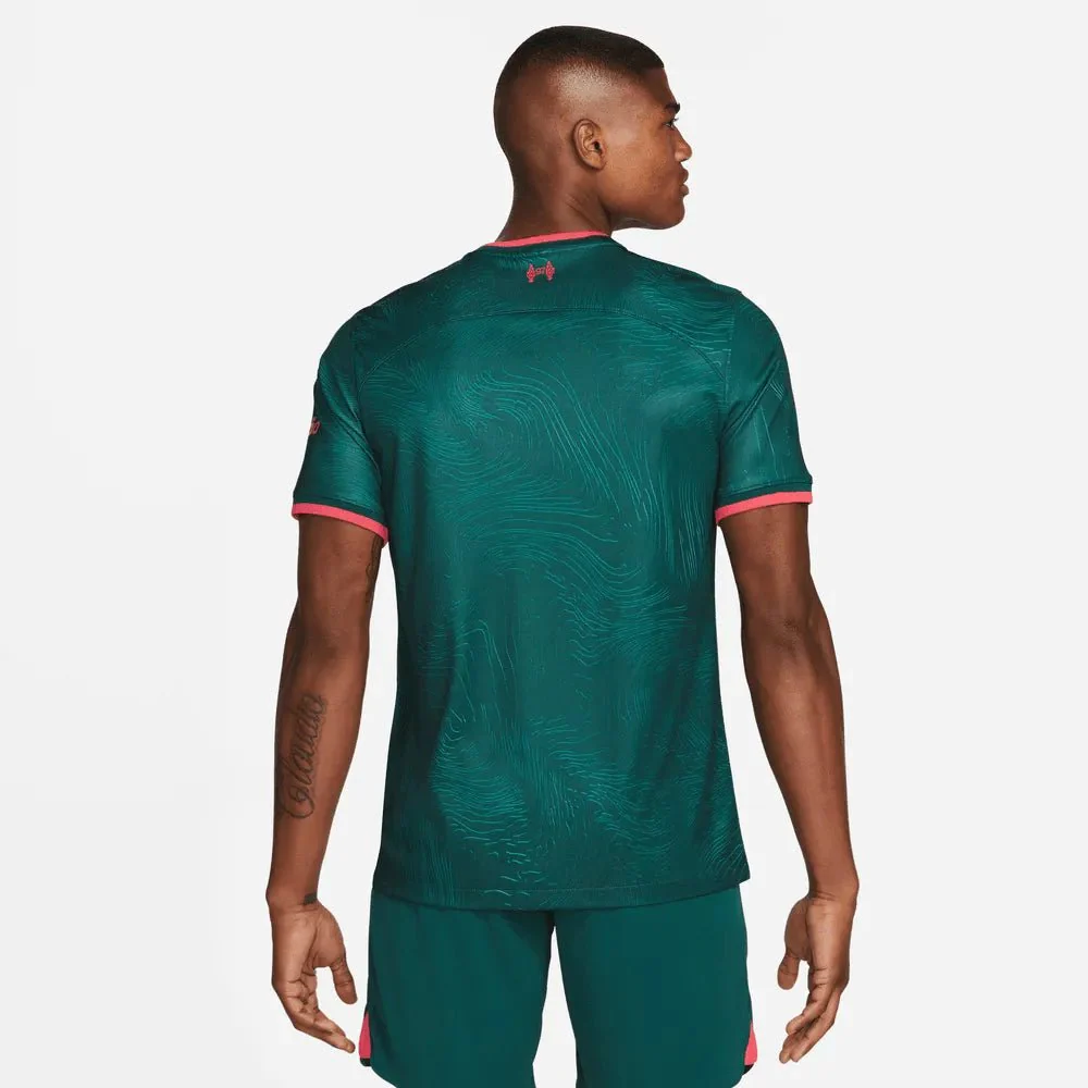 Nike 2022-23 Liverpool Third Jersey - Dark Atomic Teal-Siren Red - Image 13