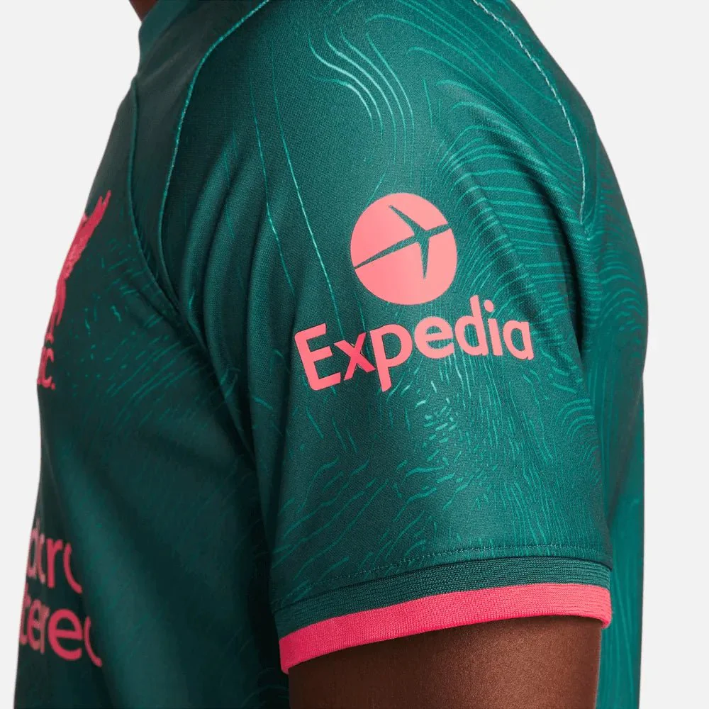 Nike 2022-23 Liverpool Third Jersey - Dark Atomic Teal-Siren Red - Image 16
