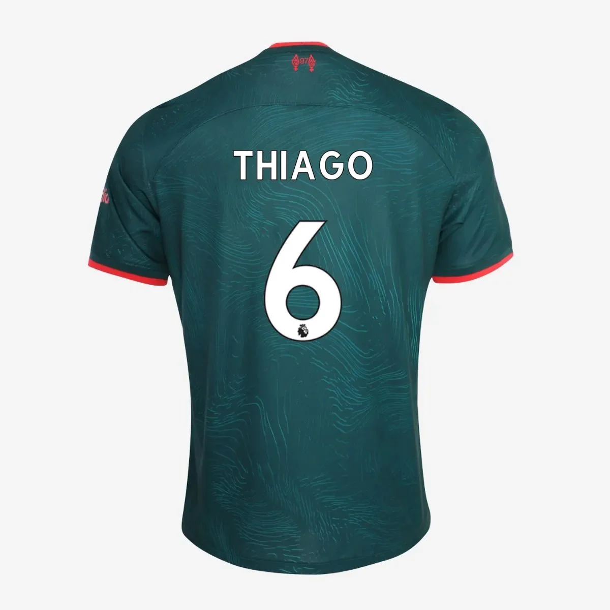 Nike 2022-23 Liverpool Third Jersey - Dark Atomic Teal-Siren Red - Image 3