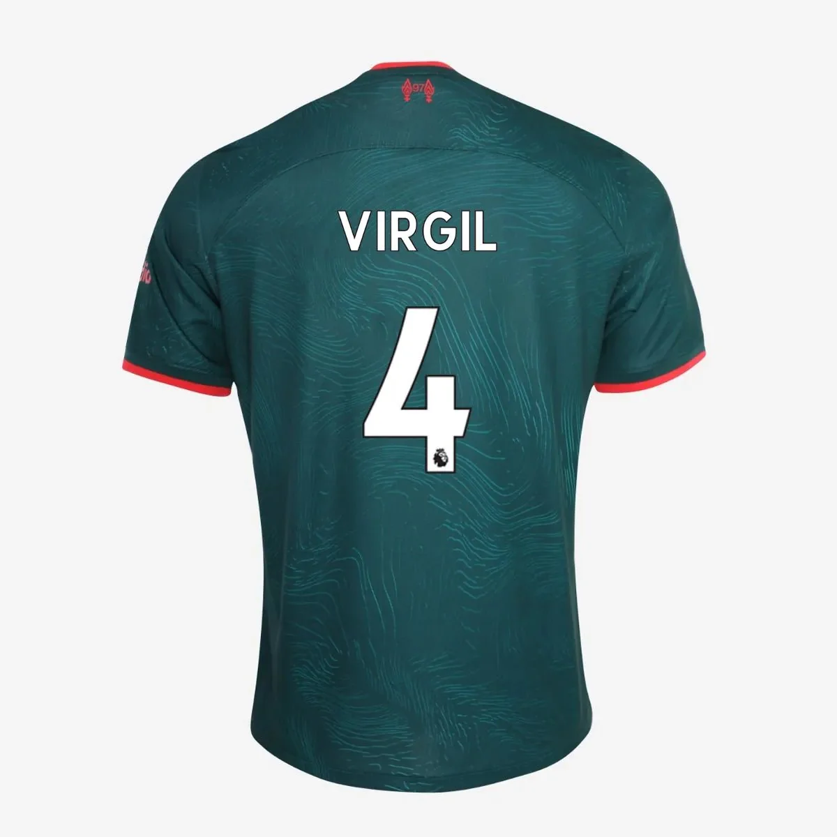 Nike 2022-23 Liverpool Third Jersey - Dark Atomic Teal-Siren Red - Image 7