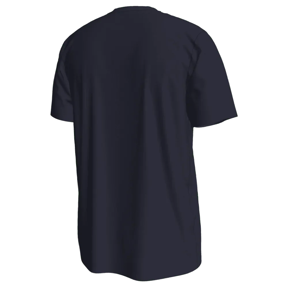 Nike 2022-23 Portugal WC Crest Tee - Navy Blue - Image 2