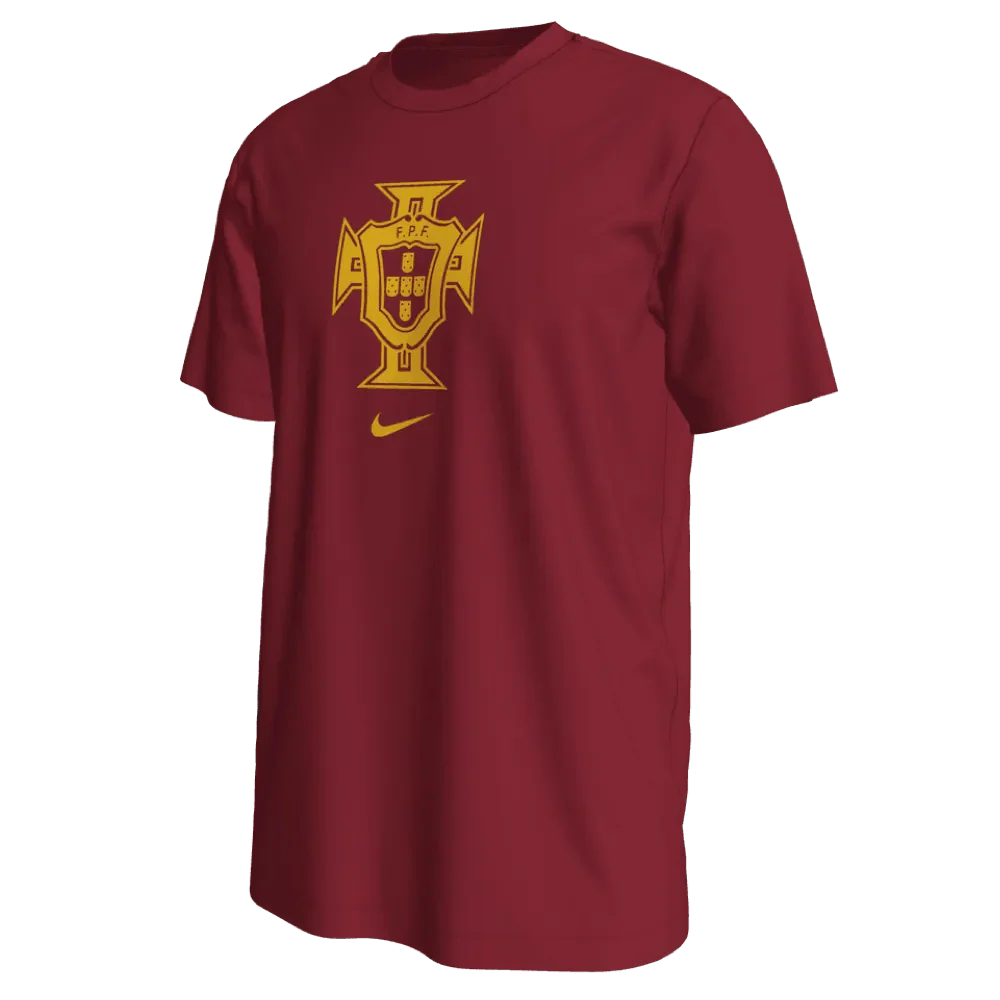 Nike 2022-23 Portugal WC Crest Tee - Red