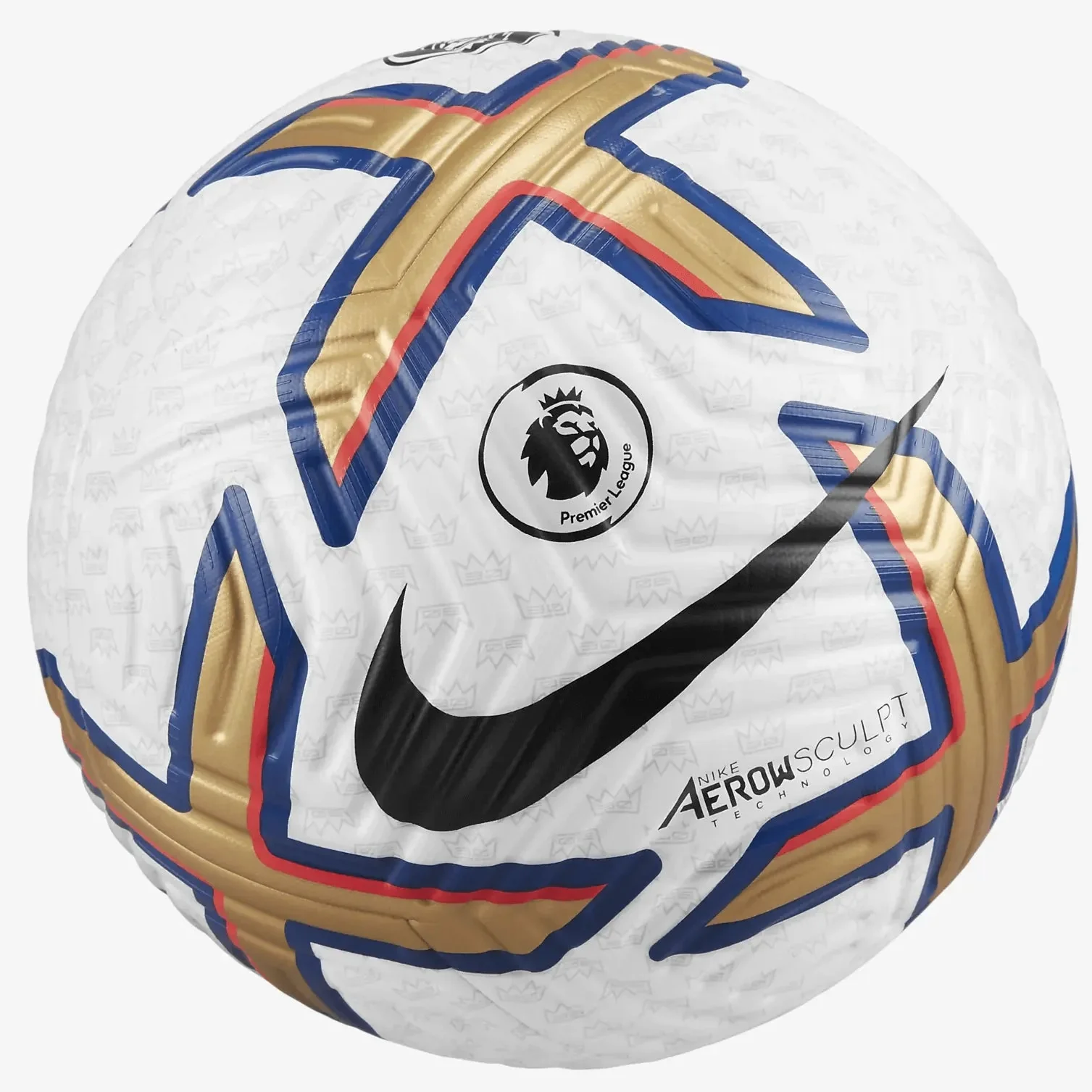 Nike 2022-23 Premier League Flight Ball - White-Gold-Blue - Image 2