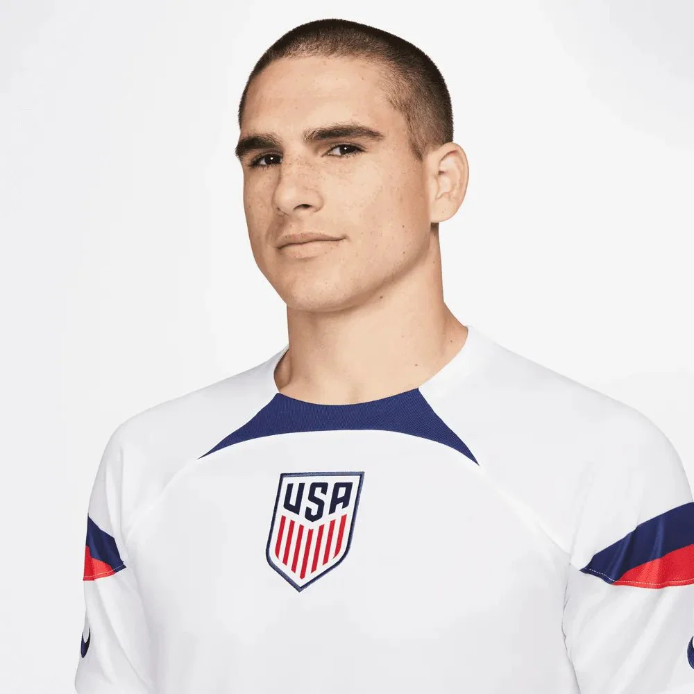 Nike 2022-23 USA Home Jersey White-Loyal Blue - Image 5