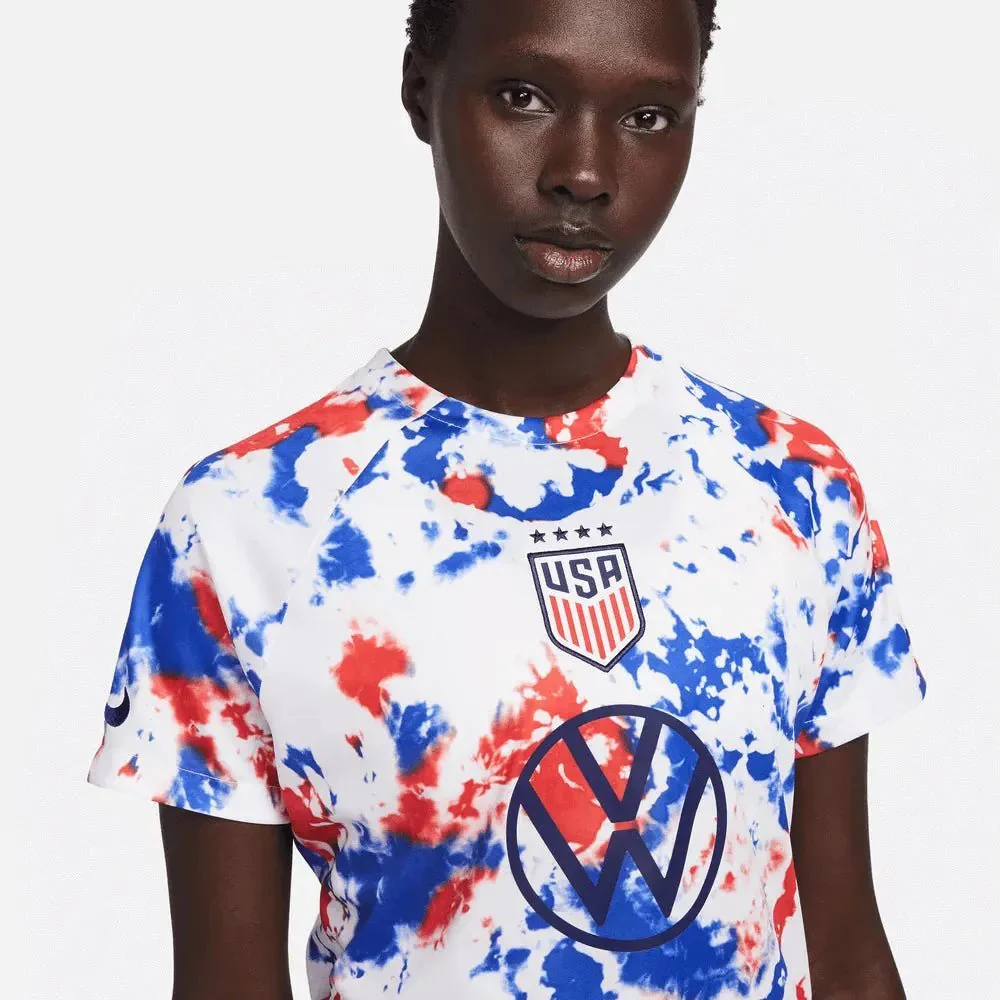 Nike 2022-23 USA Women's 4-Star Pre-Match Jersey - Image 3