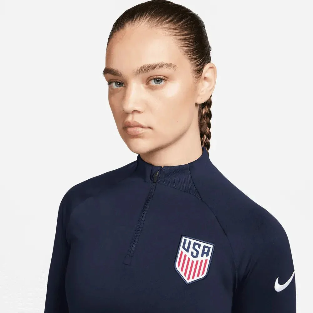 Nike 2022-23 USA Women's Strike Drill Top - Navy - Image 3