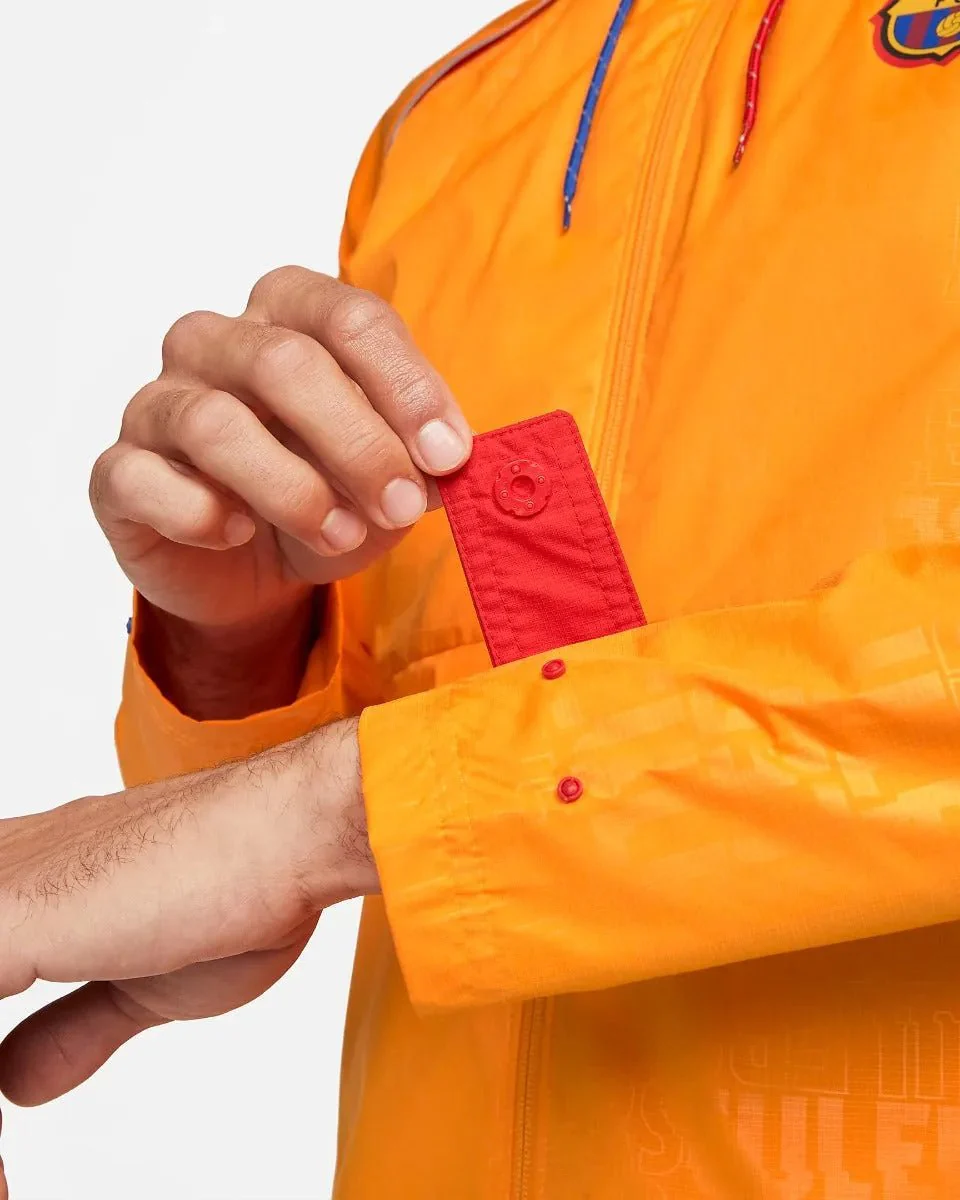 Nike 2022 Barcelona NK AWF Jacket - Vivid Orange - Image 5