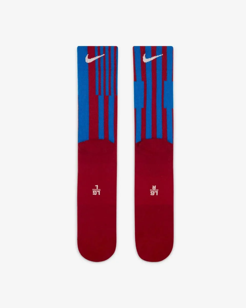 Nike 2022 Barcelona SNKR Crew Sox - Noble Red-Soar - Image 3