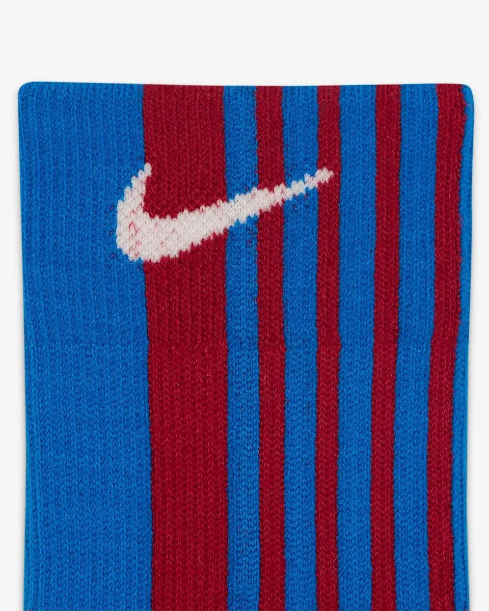 Nike 2022 Barcelona SNKR Crew Sox - Noble Red-Soar - Image 4