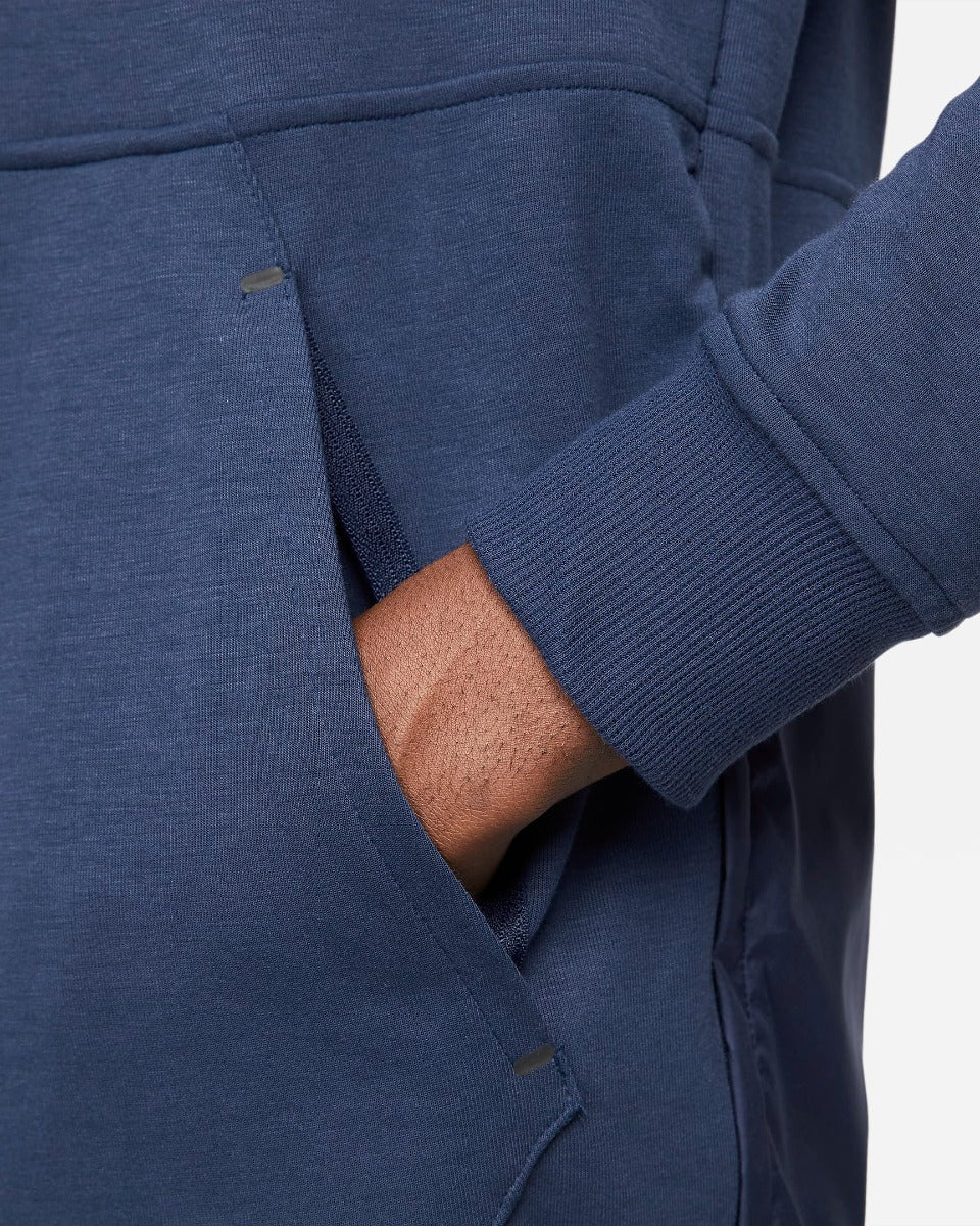Nike 2022 Chelsea Half Zip Travel Hoodie - Navy-Gold - Image 5