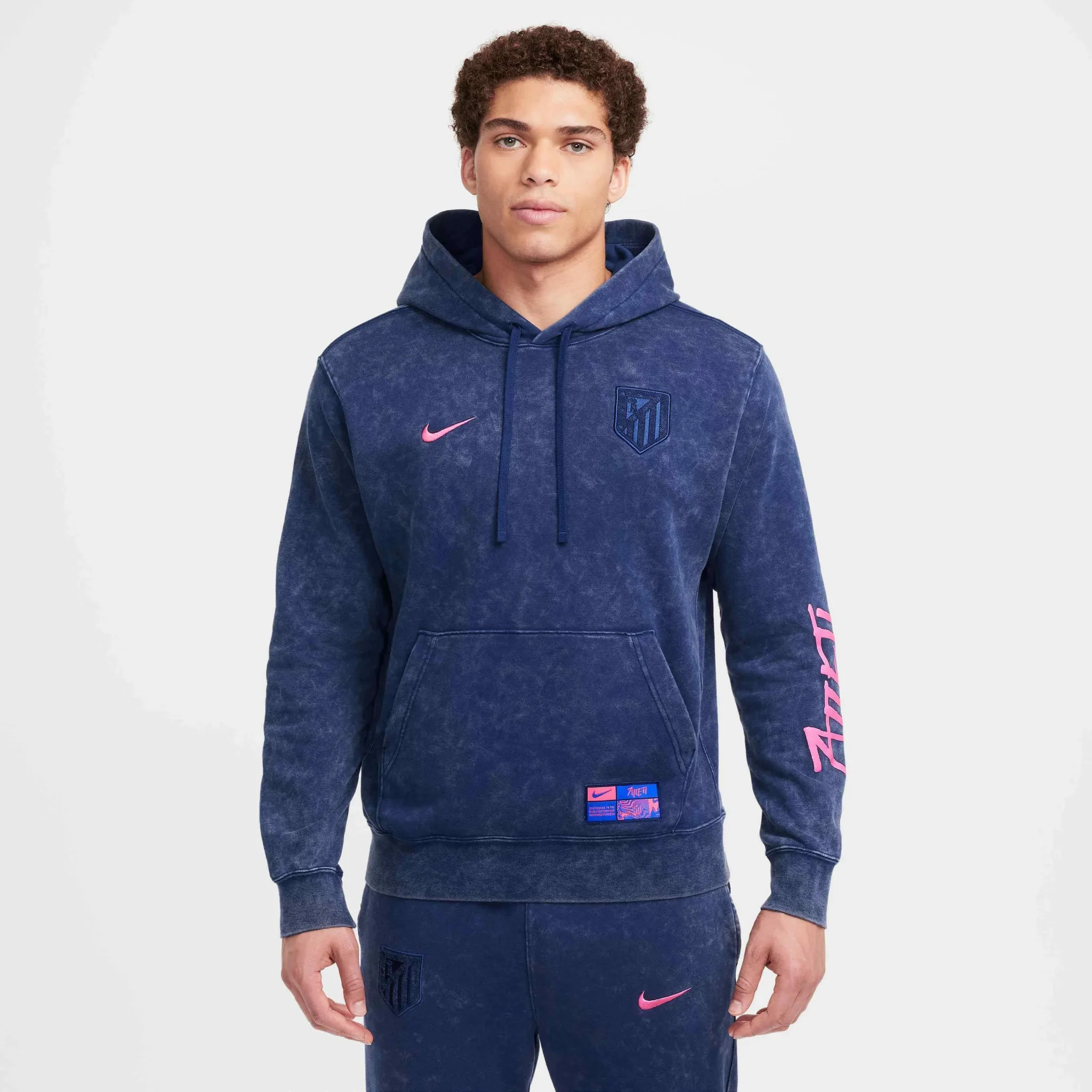Nike 2024-25 Atletico Madrid Men's Club Pullover Hoodie
