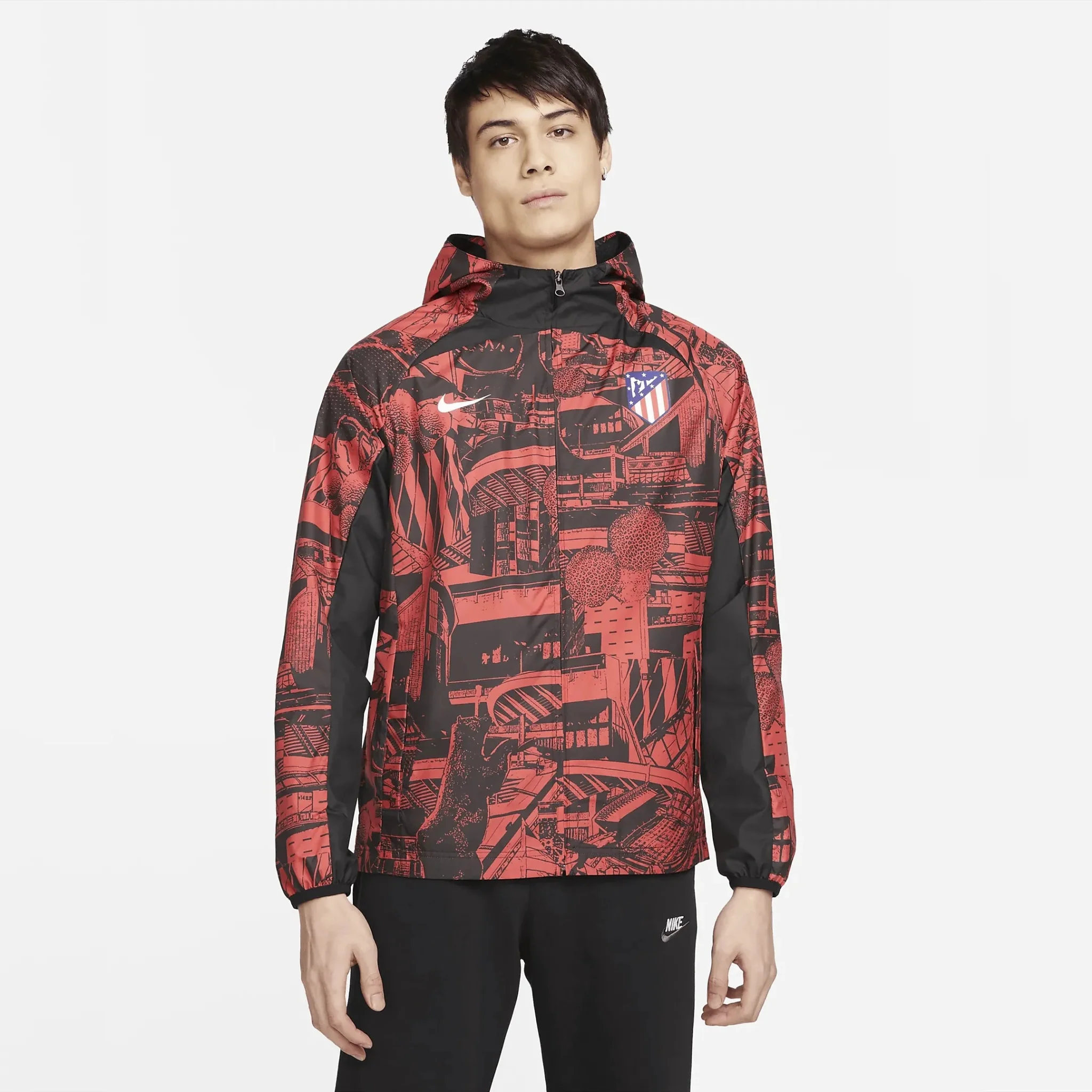 Nike 22-23 Atletico Madrid AWF Jacket GX - Red-Black