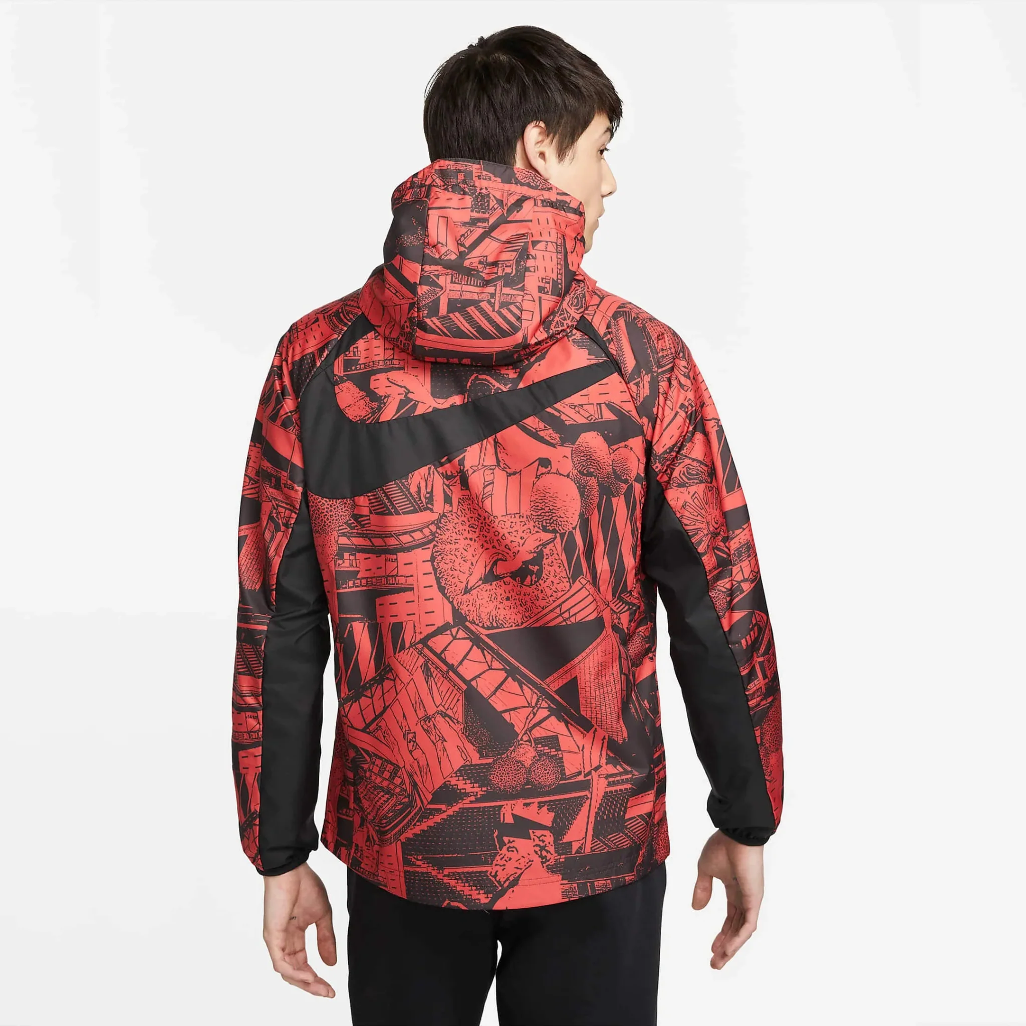 Nike 22-23 Atletico Madrid AWF Jacket GX - Red-Black - Image 2