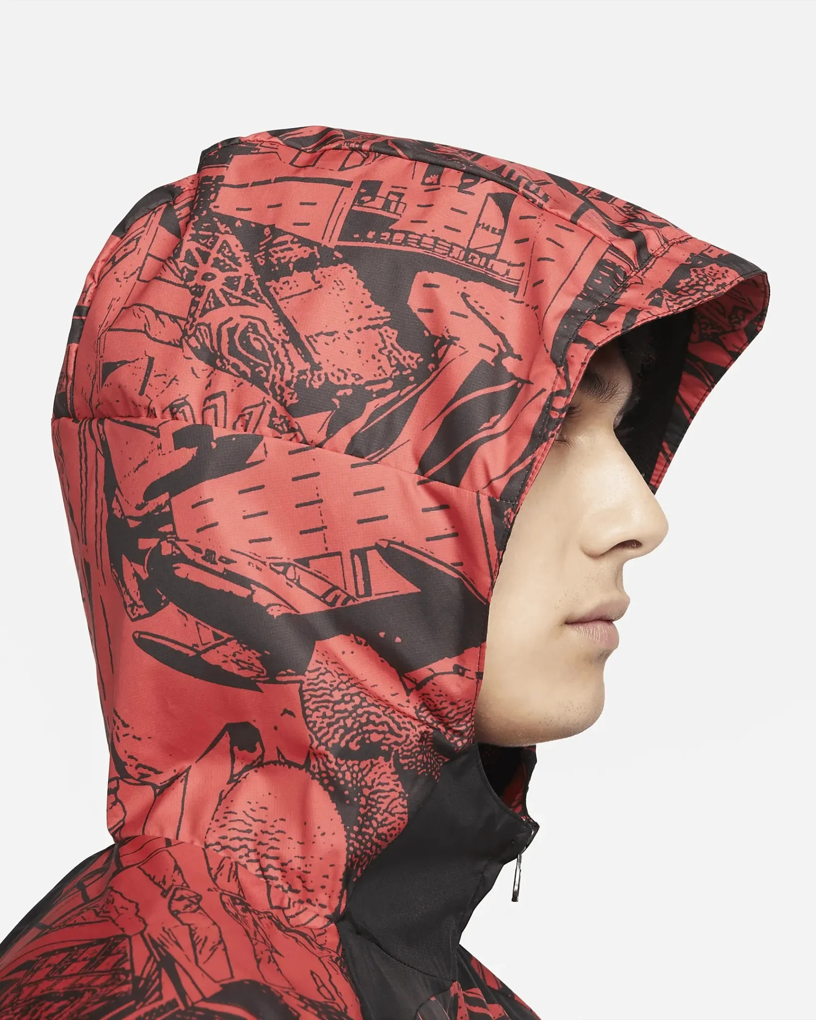 Nike 22-23 Atletico Madrid AWF Jacket GX - Red-Black - Image 5
