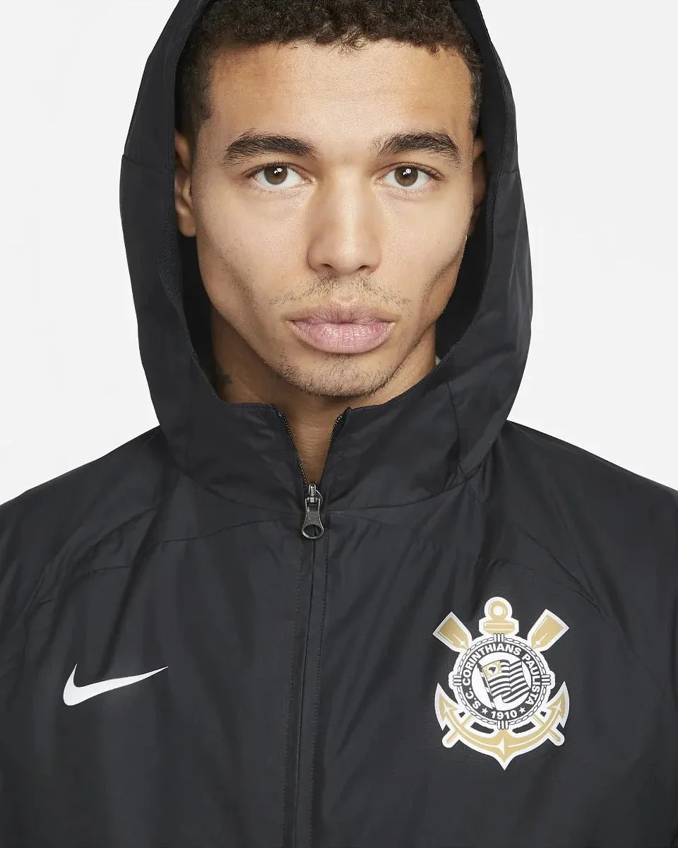 Nike 22-23 Corinthians AWF Jacket - Black-Gold - Image 4