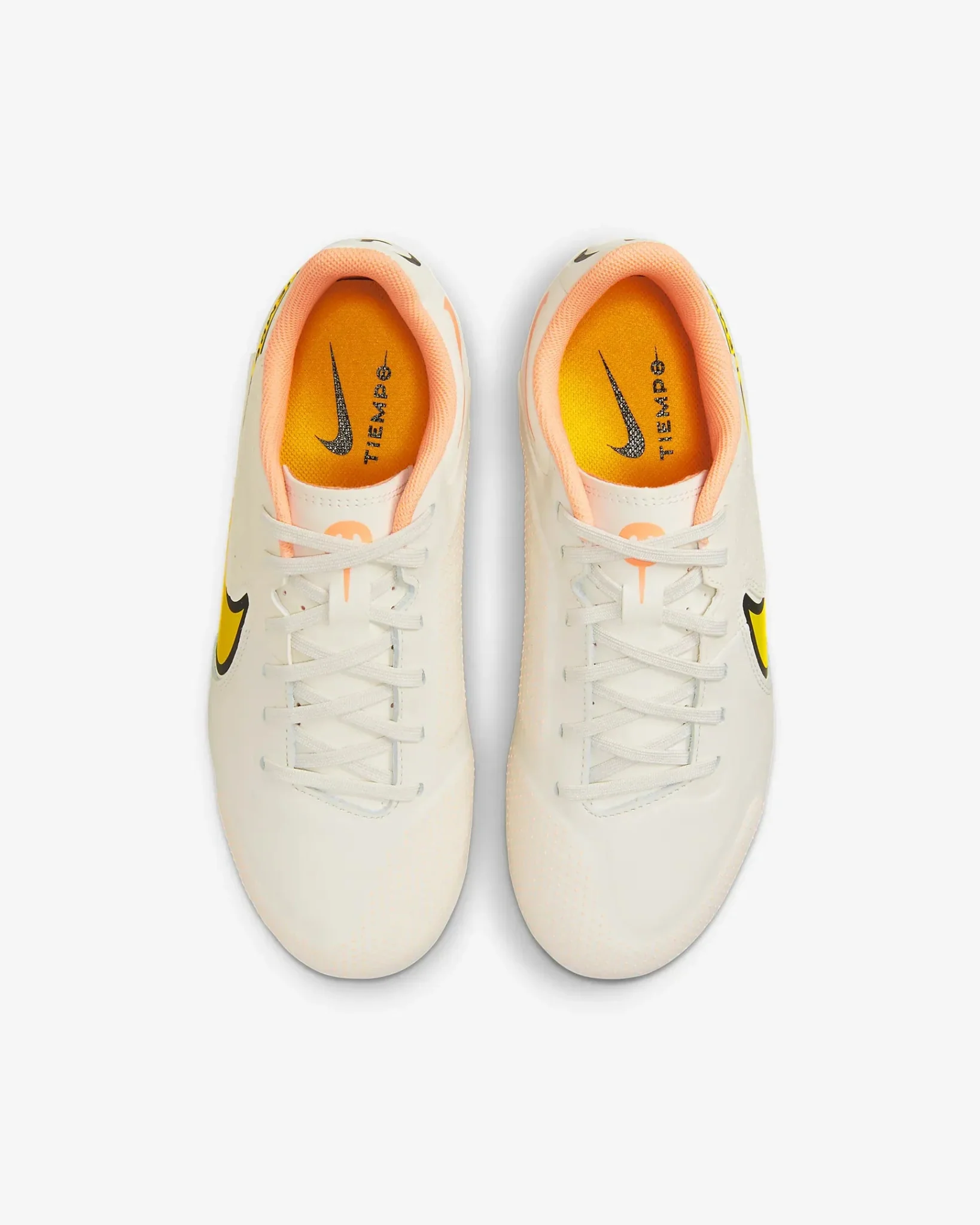 Nike Junior Legend 9 Academy FG-MG - Phantom-Yellow Strike - Image 4