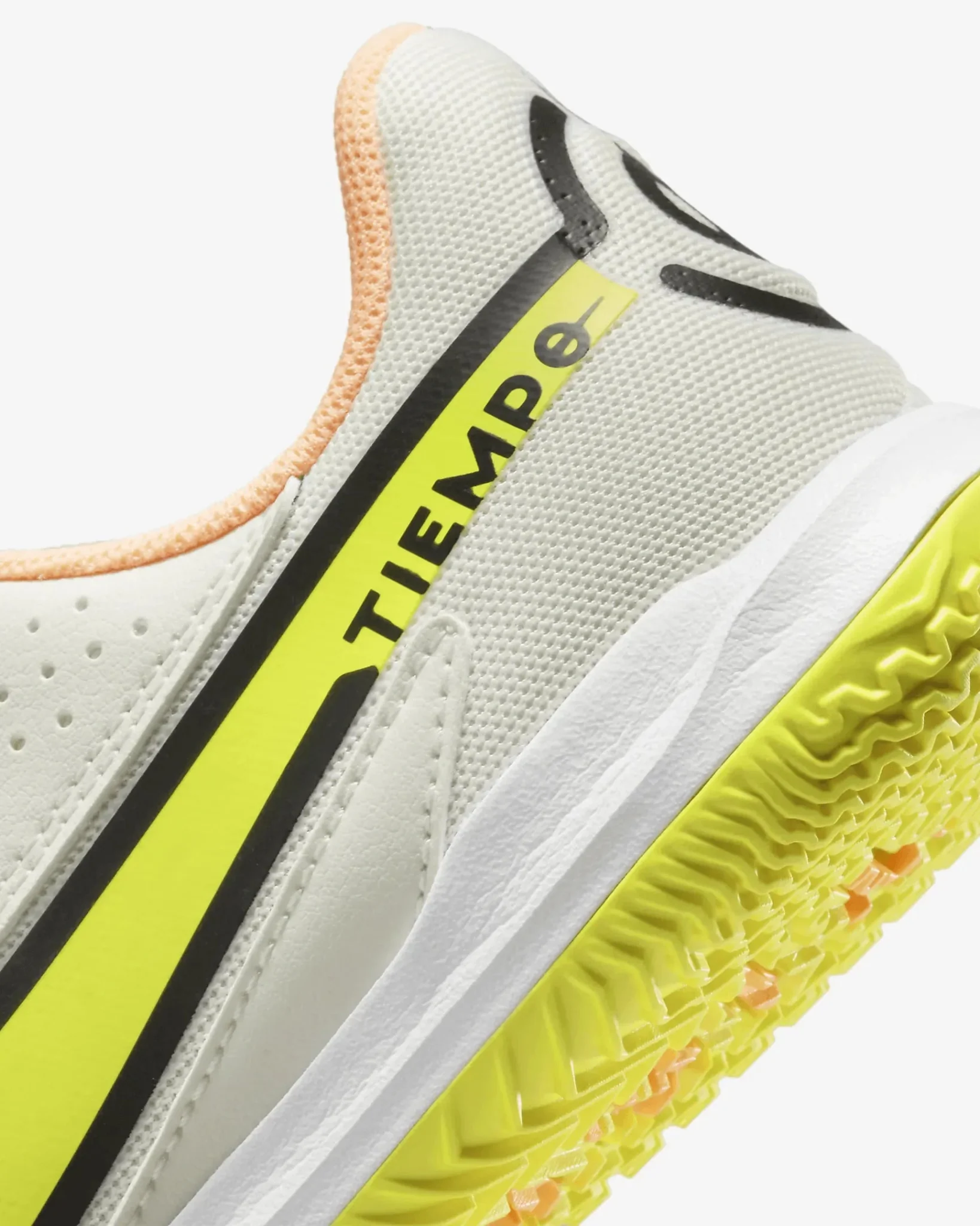 Nike Junior Legend 9 Academy Indoor - Phantom-Yellow Strike - Image 8