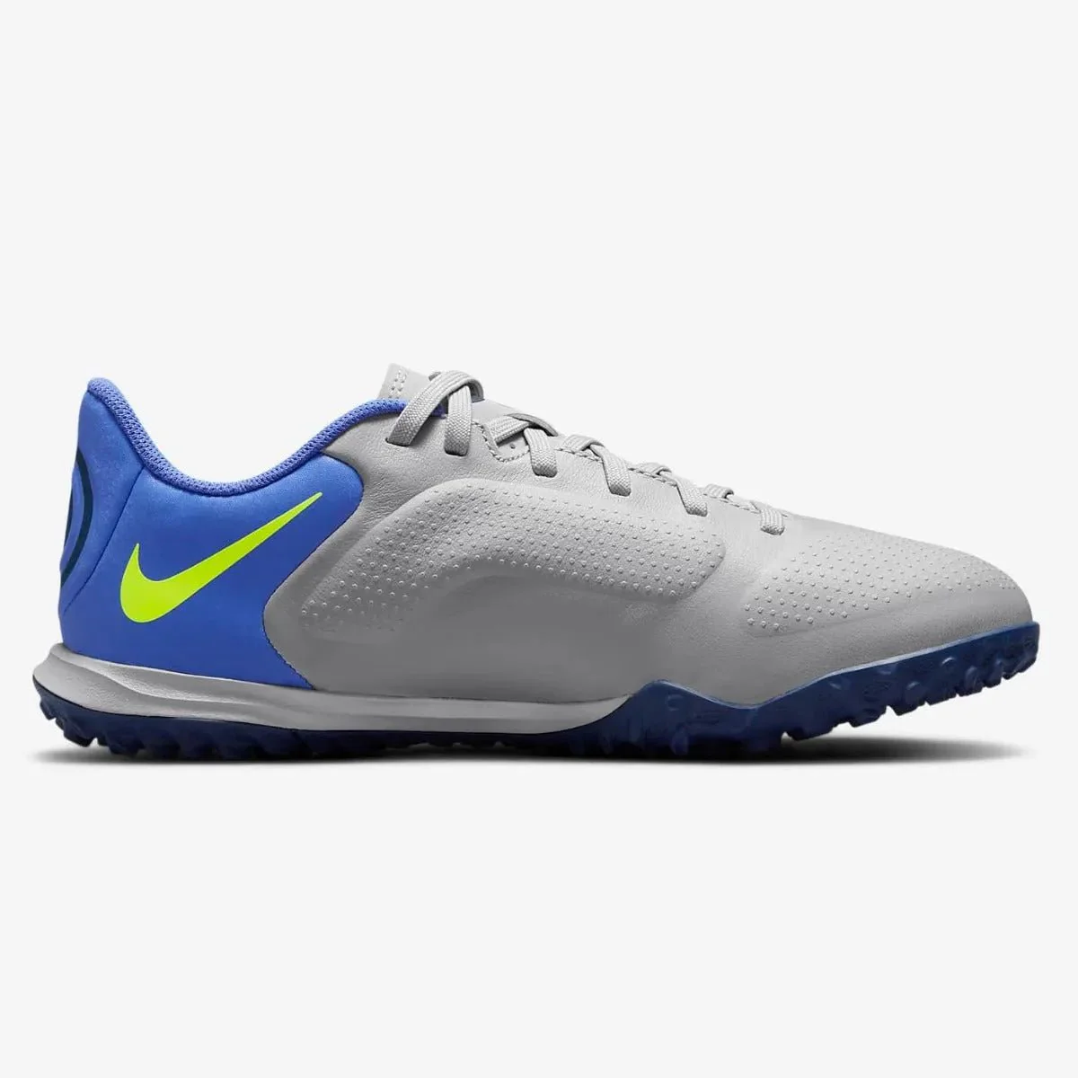 Nike Junior Legend 9 Academy TF - Grey-Sapphire-Volt - Image 2