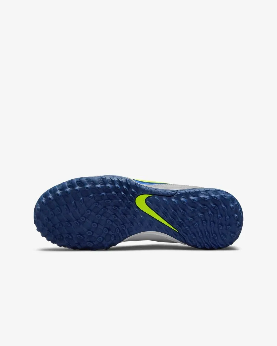 Nike Junior Legend 9 Academy TF - Grey-Sapphire-Volt - Image 5