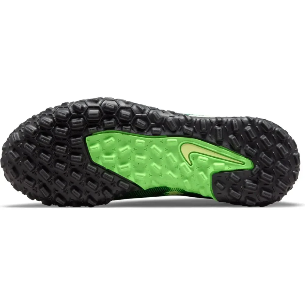 Nike Junior Phantom GT2 Academy DF SW TF  - Black-Green Strike - Image 5