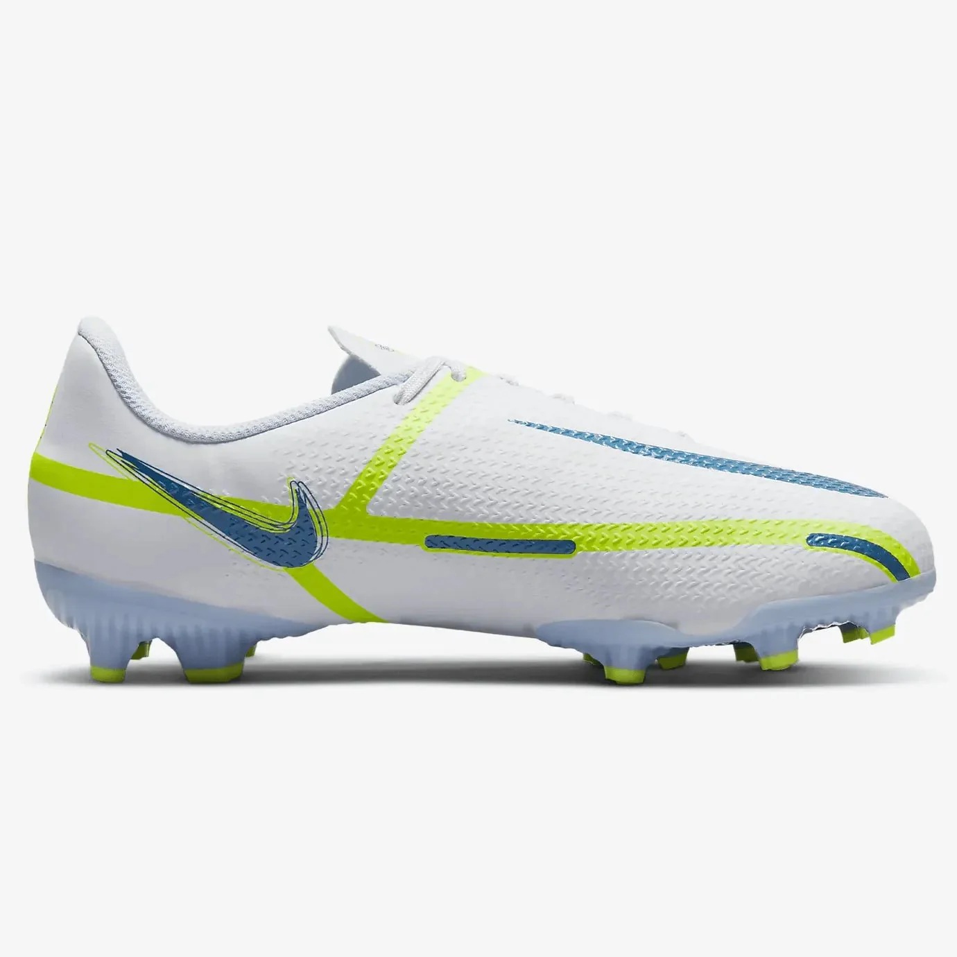 Nike Junior Phantom GT2 Academy FG-MG - Grey-Blue - Image 2