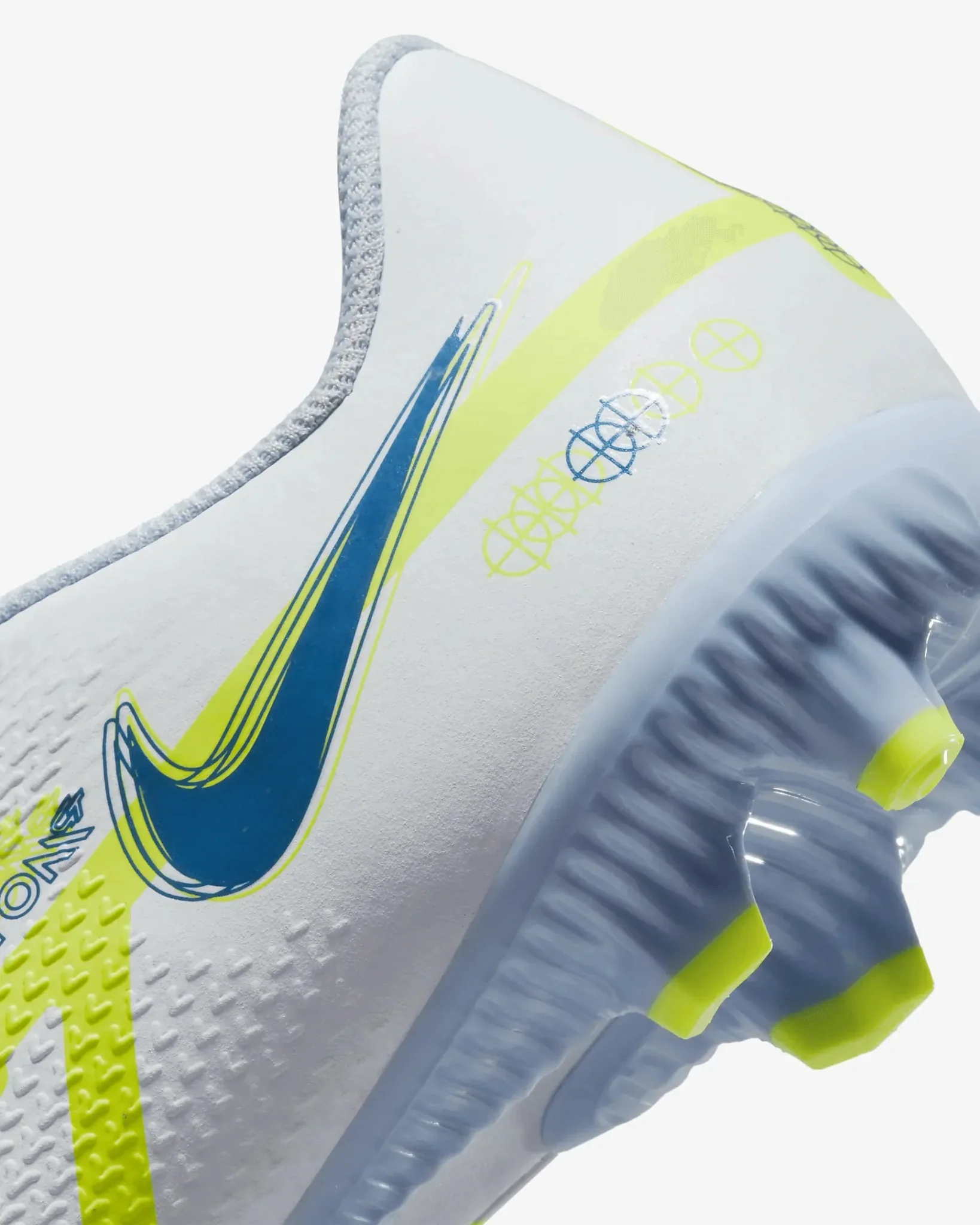 Nike Junior Phantom GT2 Academy FG-MG - Grey-Blue - Image 9