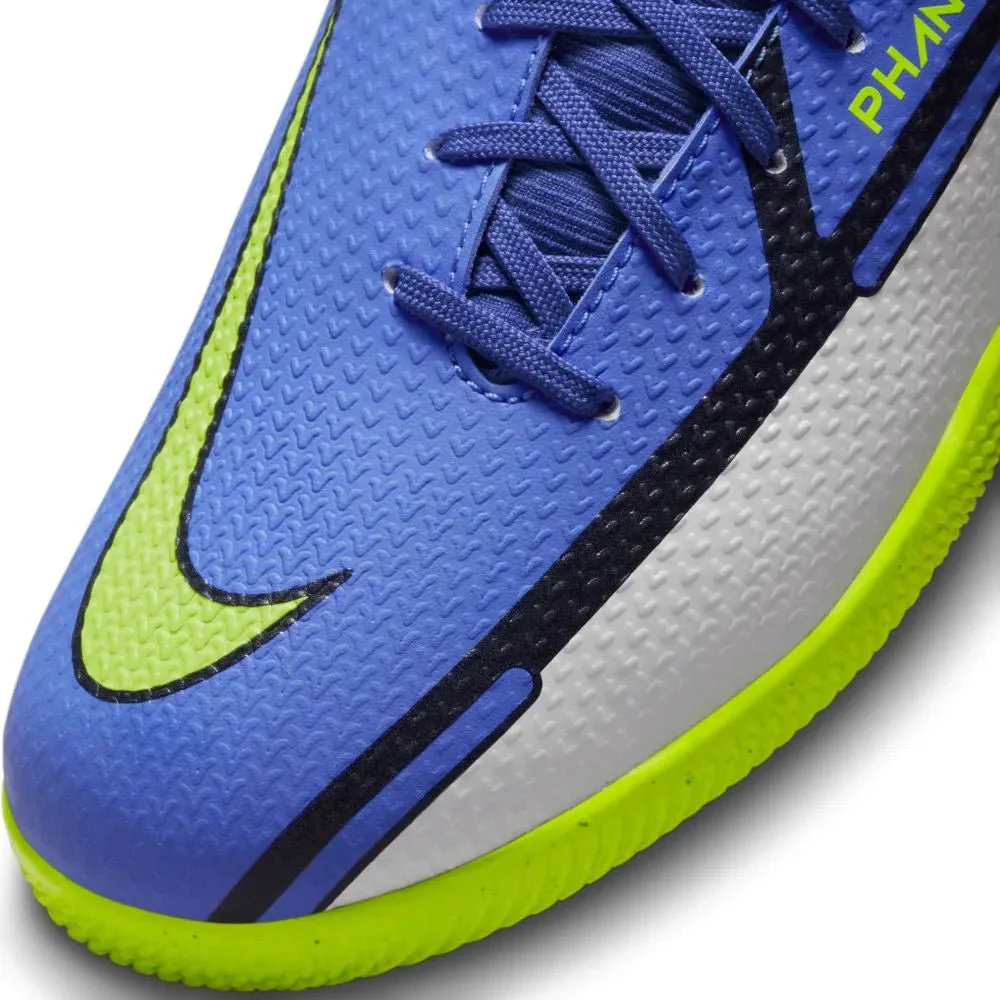 Nike Junior Phantom GT2 Academy IC - Sapphire-Volt-Grey - Image 7