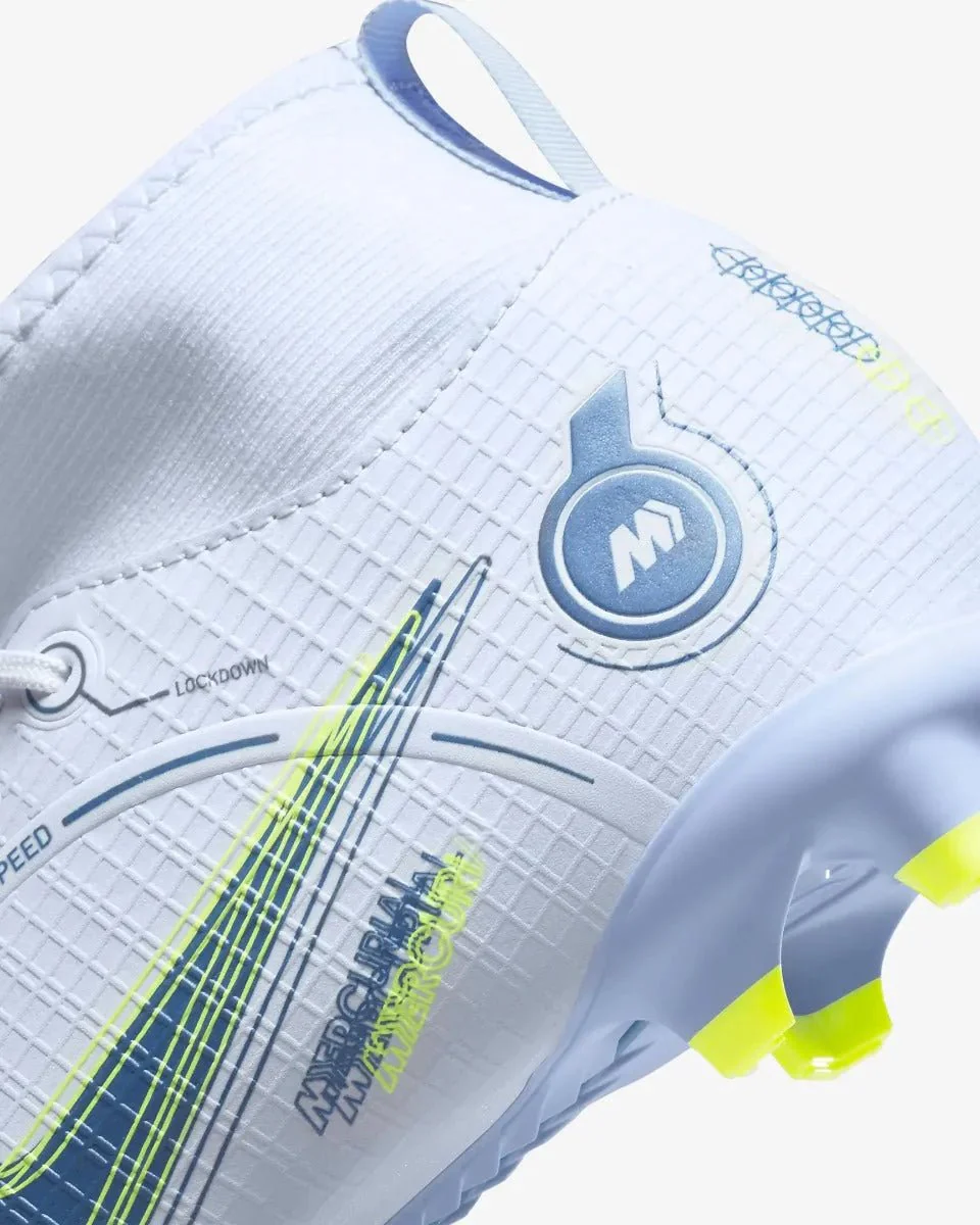 Nike Junior Superfly 8 Academy FG-MG - Grey-Blue - Image 9