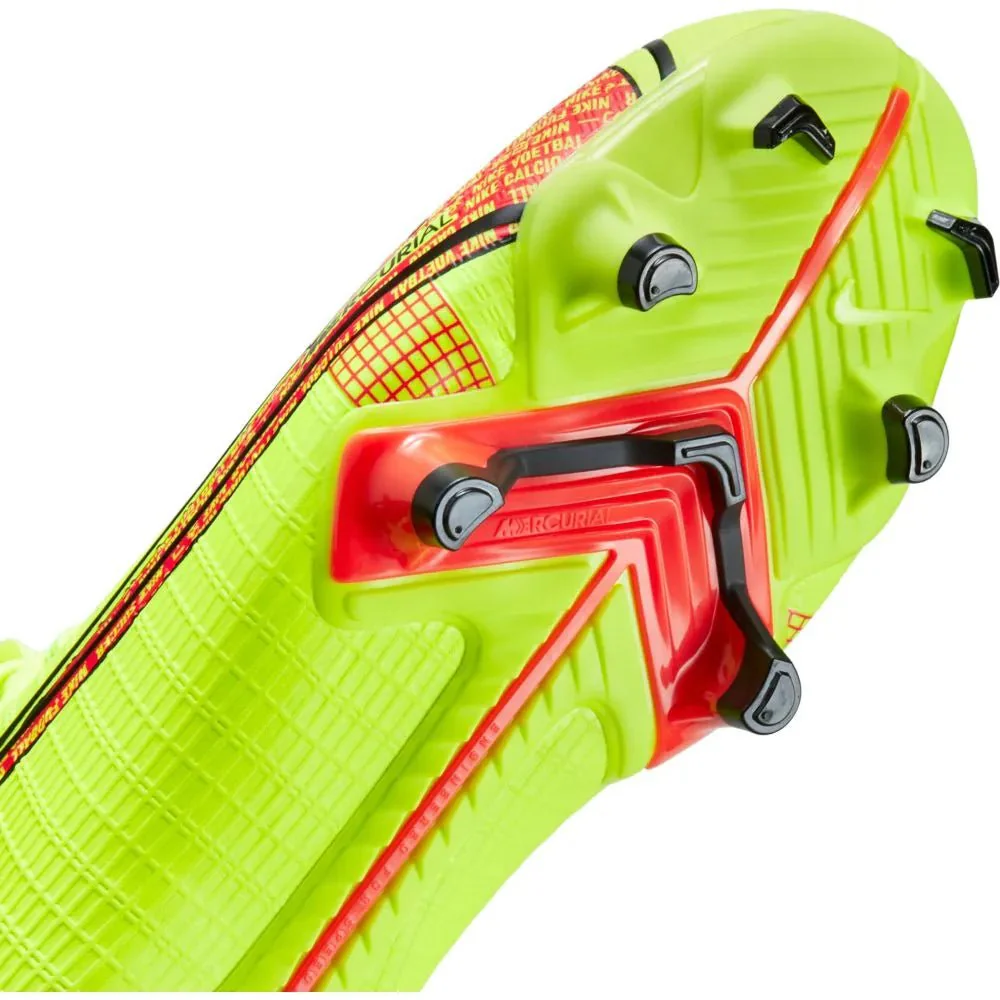 Nike Junior Superfly 8 Academy FG-MG - Volt-Bright Crimson - Image 6