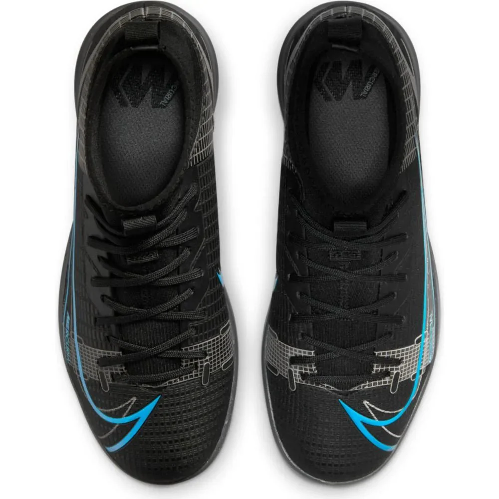 Nike Junior Superfly 8 Academy IC - Black-Blue - Image 4