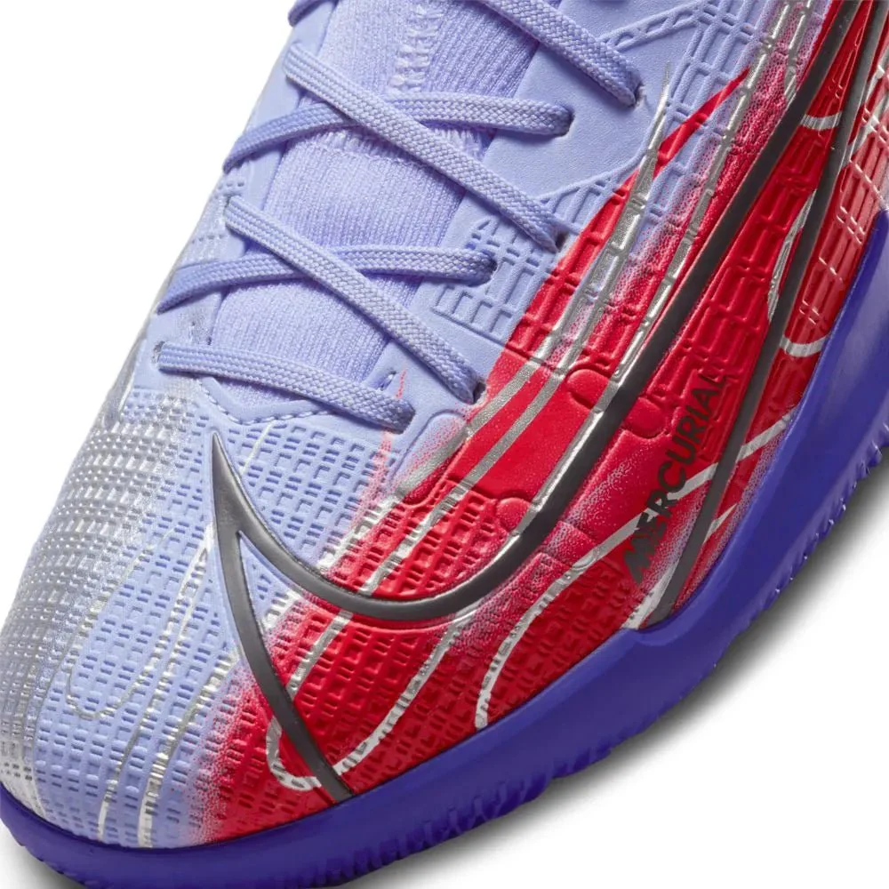 Nike Junior Superfly 8 Academy KM IC - Light Thistle-Bright Crimson - Image 7