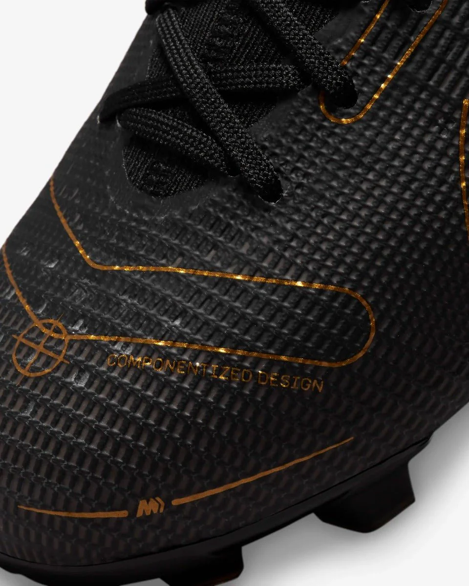 Nike Junior Superfly 8 Pro FG - Black-Silver-Gold - Image 8