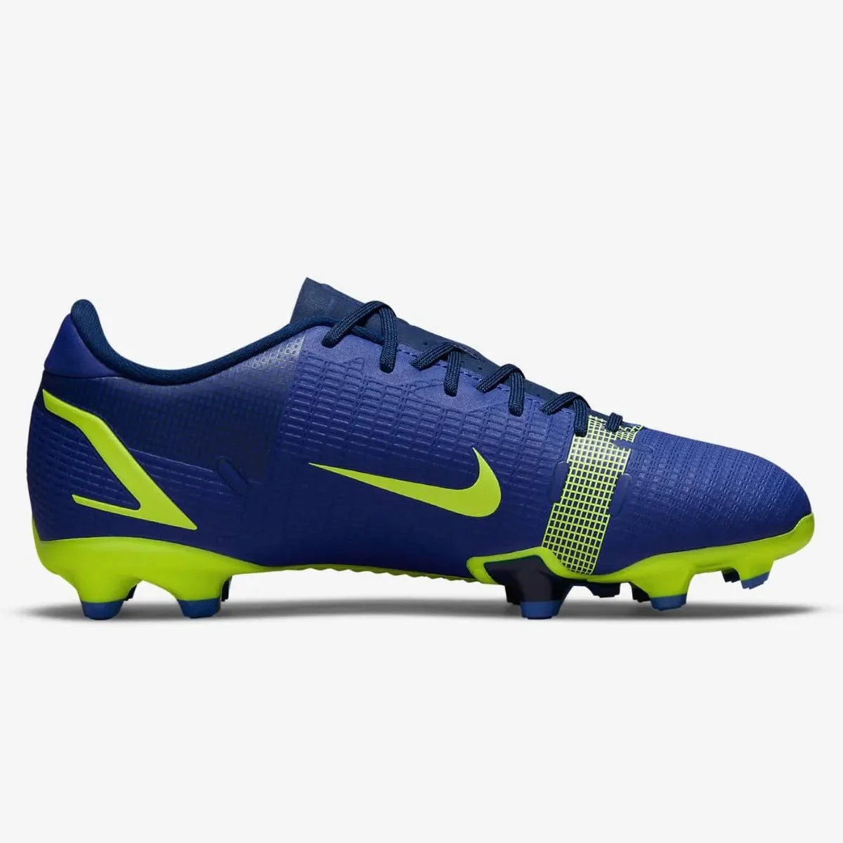 Nike Junior Vapor 14 Academy FG-MG - Lapis-Volt-Blue Void - Image 2