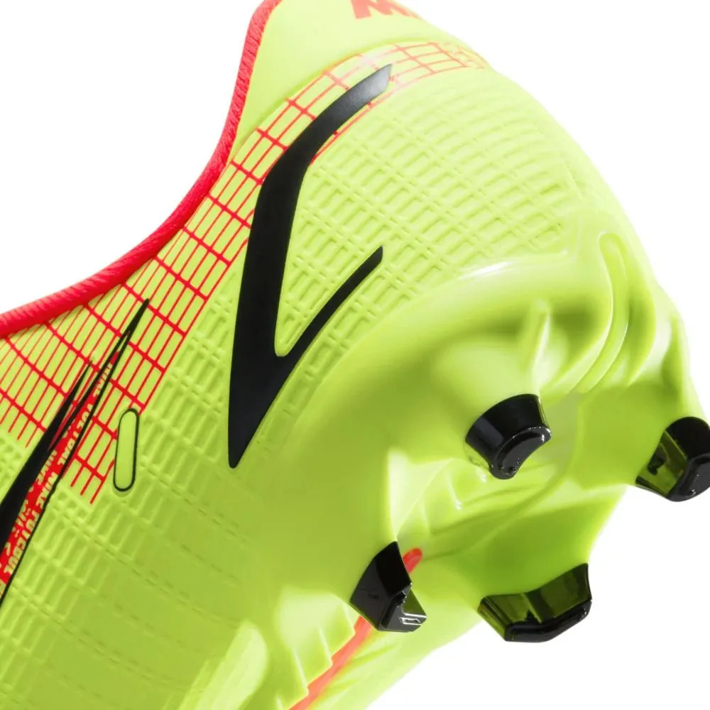 Nike Junior Vapor 14 Academy FG-MG - Volt-Bright Crimson - Image 8