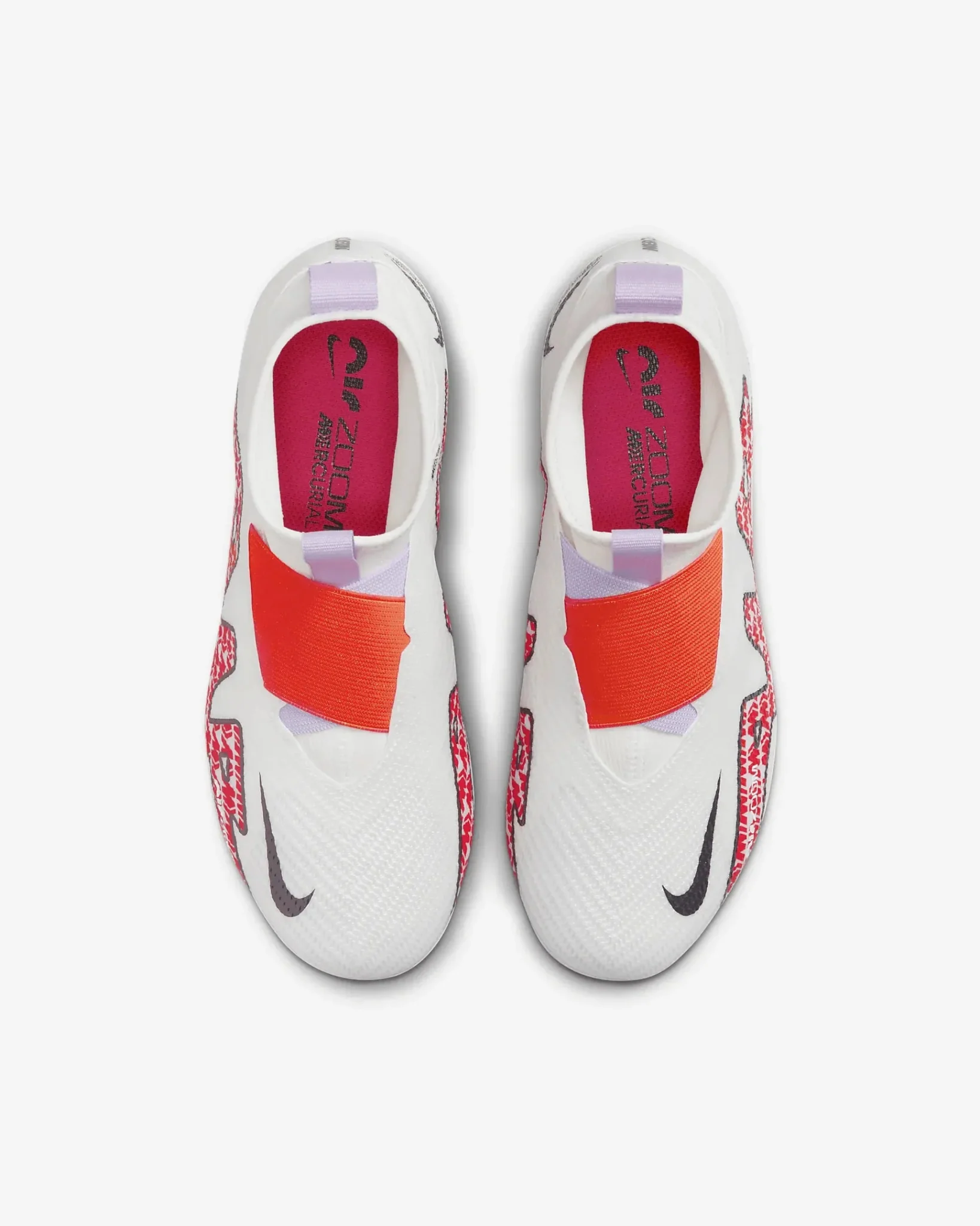 Nike Junior Zoom Superfly 9 Pro FG - White-Red-Purple - Image 4