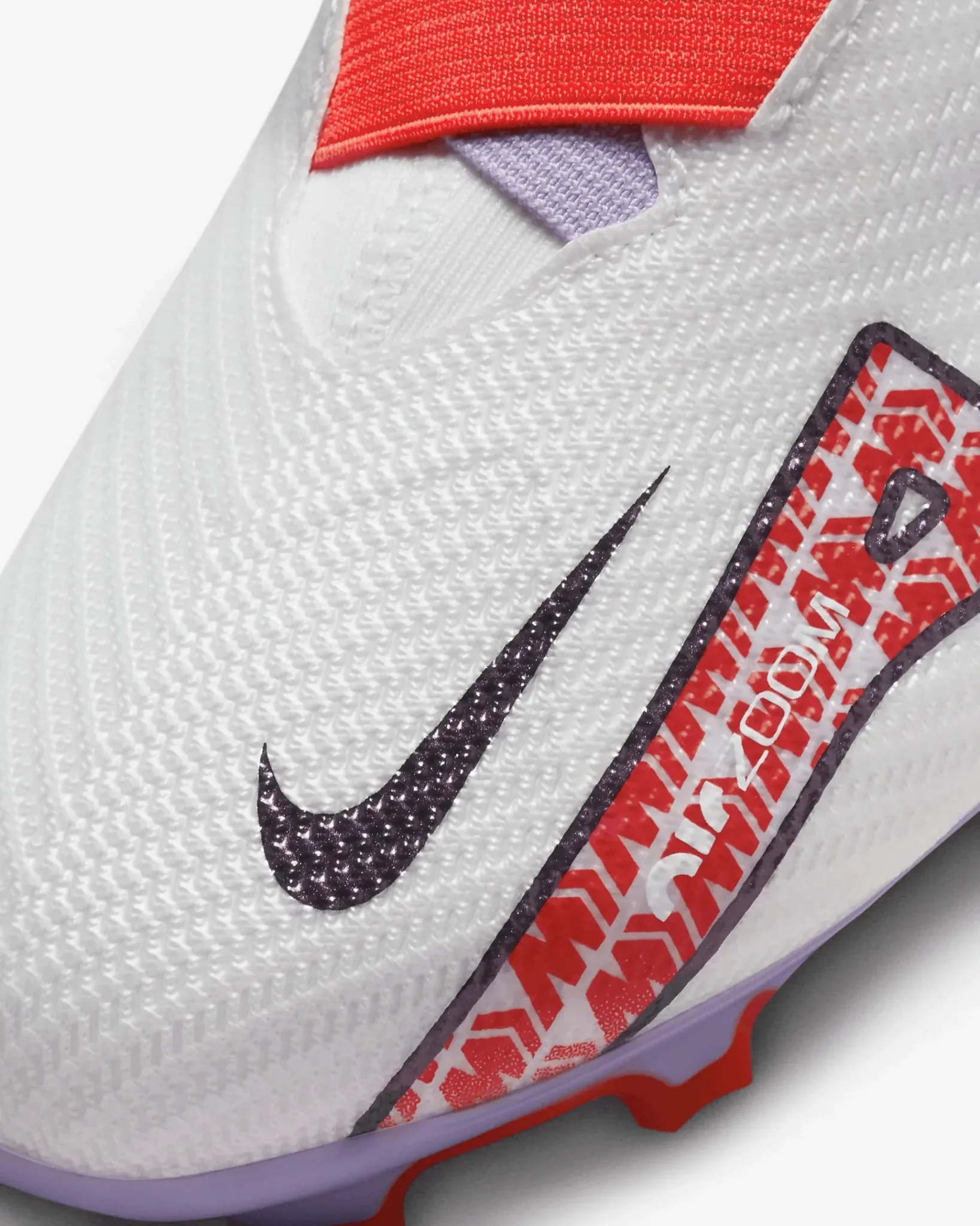 Nike Junior Zoom Superfly 9 Pro FG - White-Red-Purple - Image 8