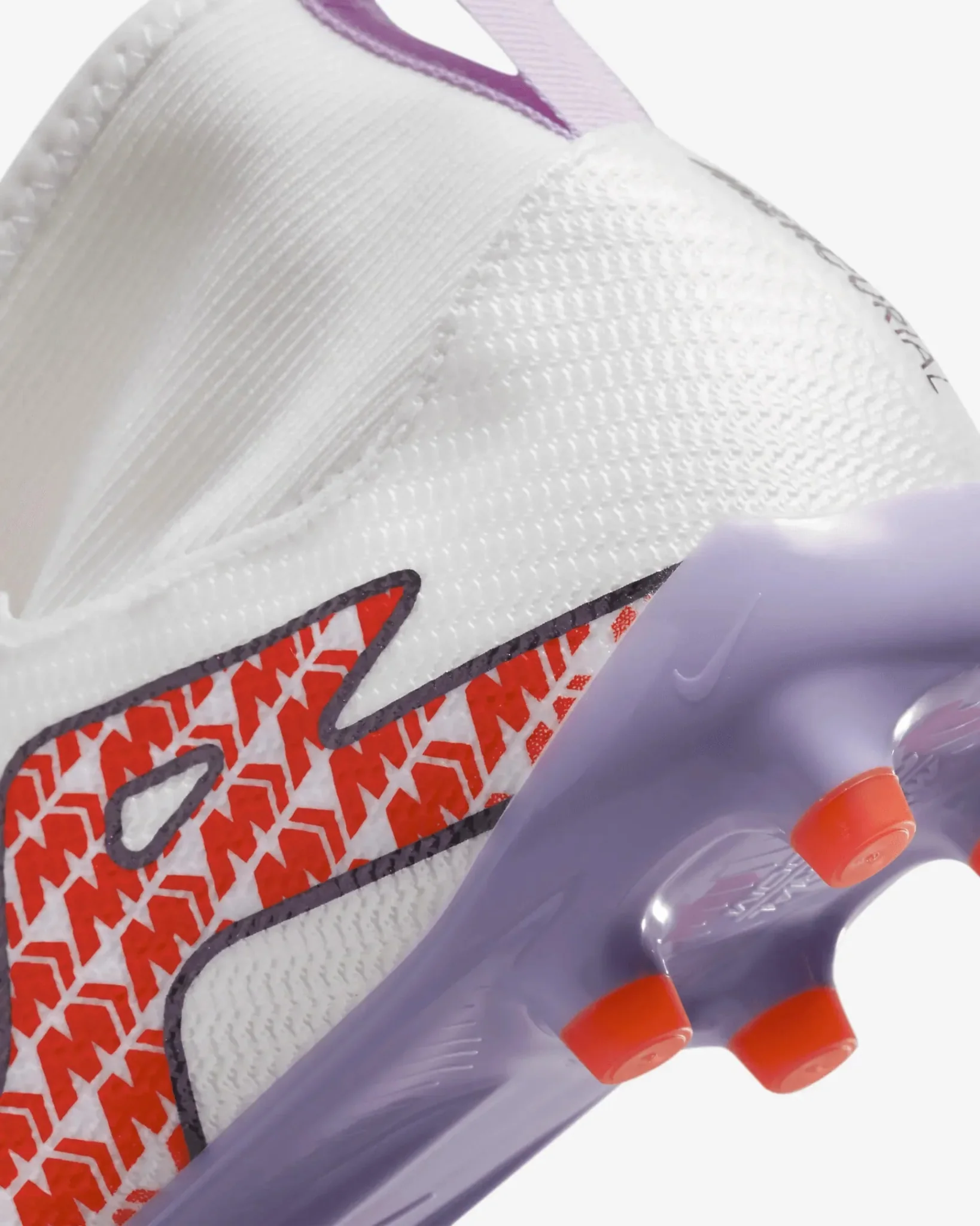Nike Junior Zoom Superfly 9 Pro FG - White-Red-Purple - Image 9