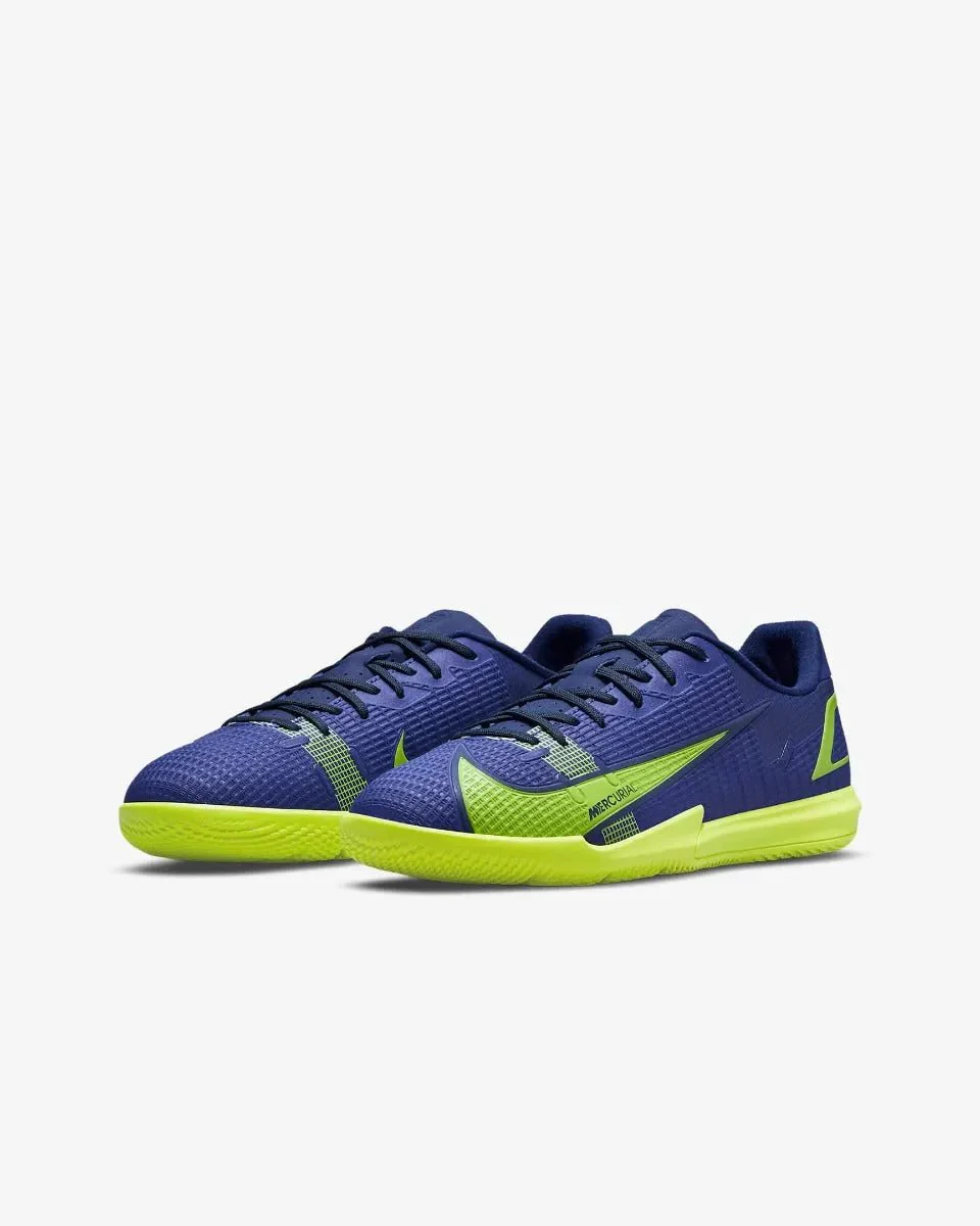 Nike Kids Vapor 14 Academy IC - Lapis Volt-Blue Void - Image 3