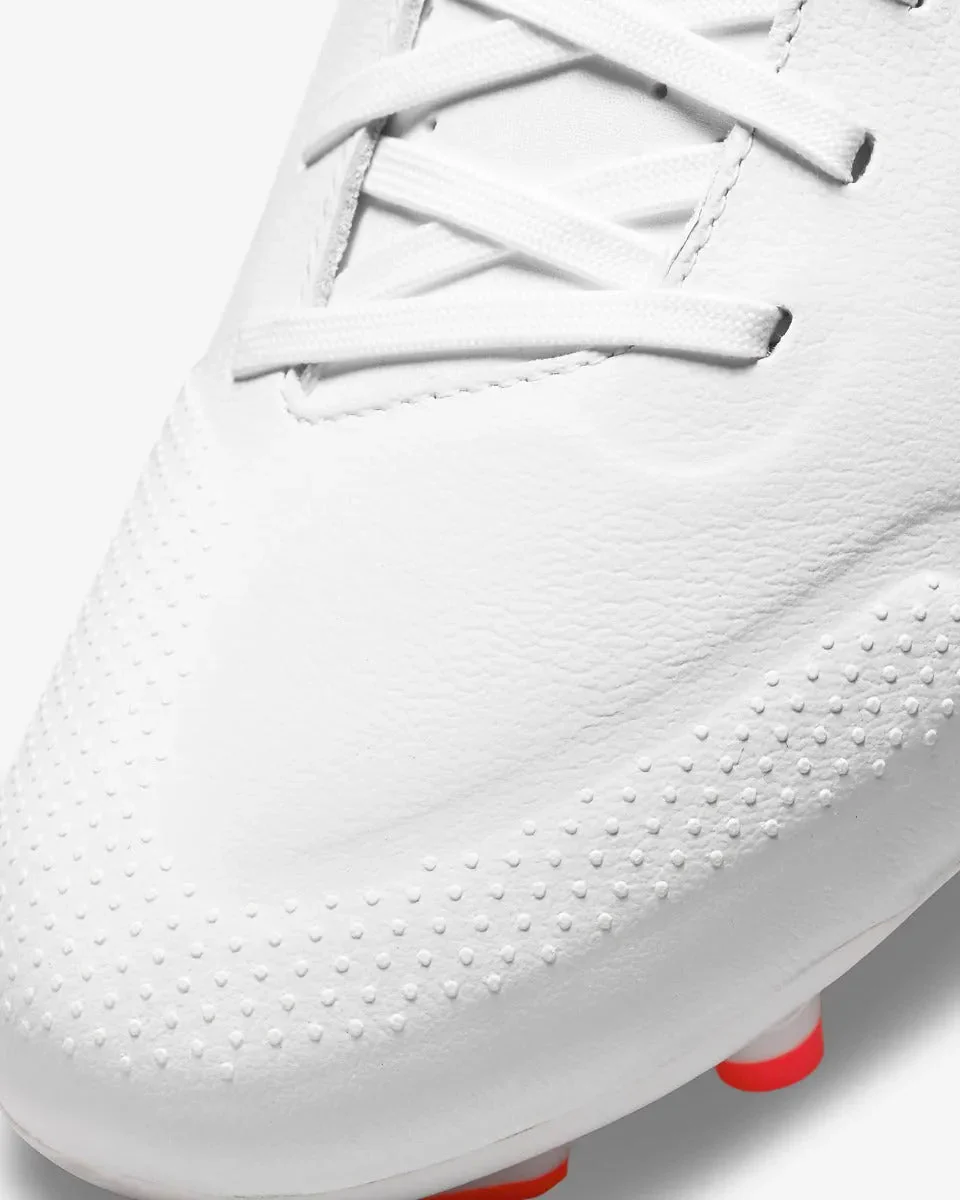 Nike Legend 9 Academy FG-MG - White-Volt-Crimson - Image 8