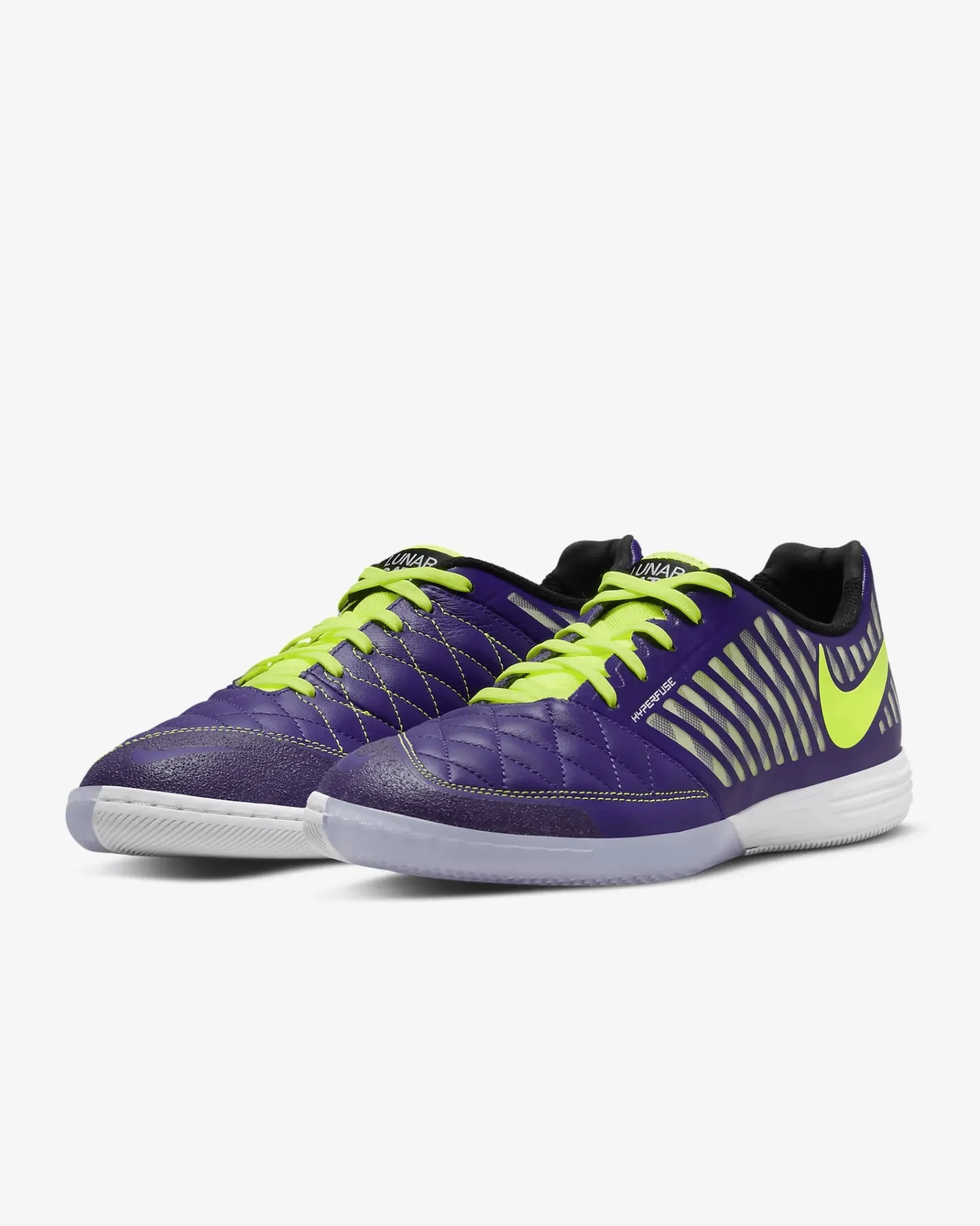 Nike Lunar Gato II Indoor - Purple-Volt - Image 3