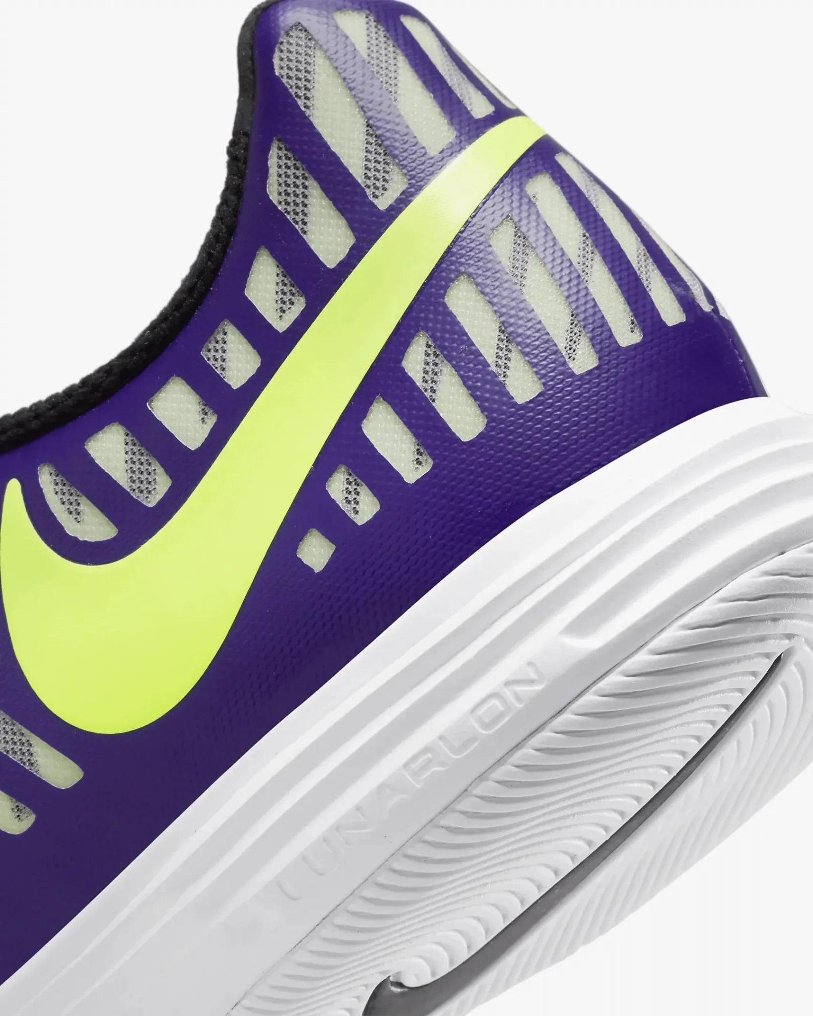 Nike Lunar Gato II Indoor - Purple-Volt - Image 8