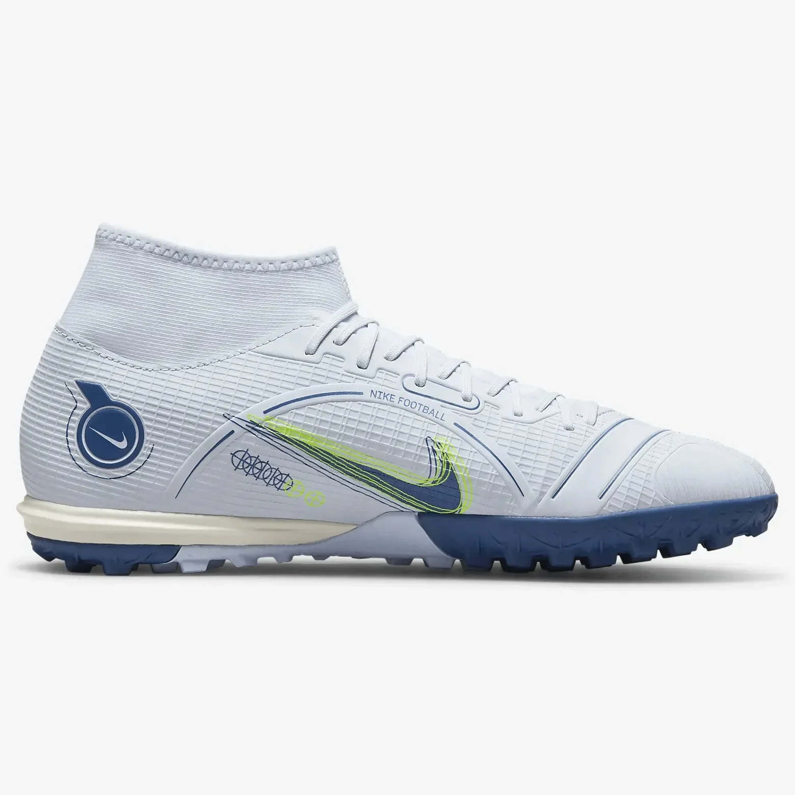 Nike Mercurial Superfly 8 Academy Turf - Grey-Blue - Image 2