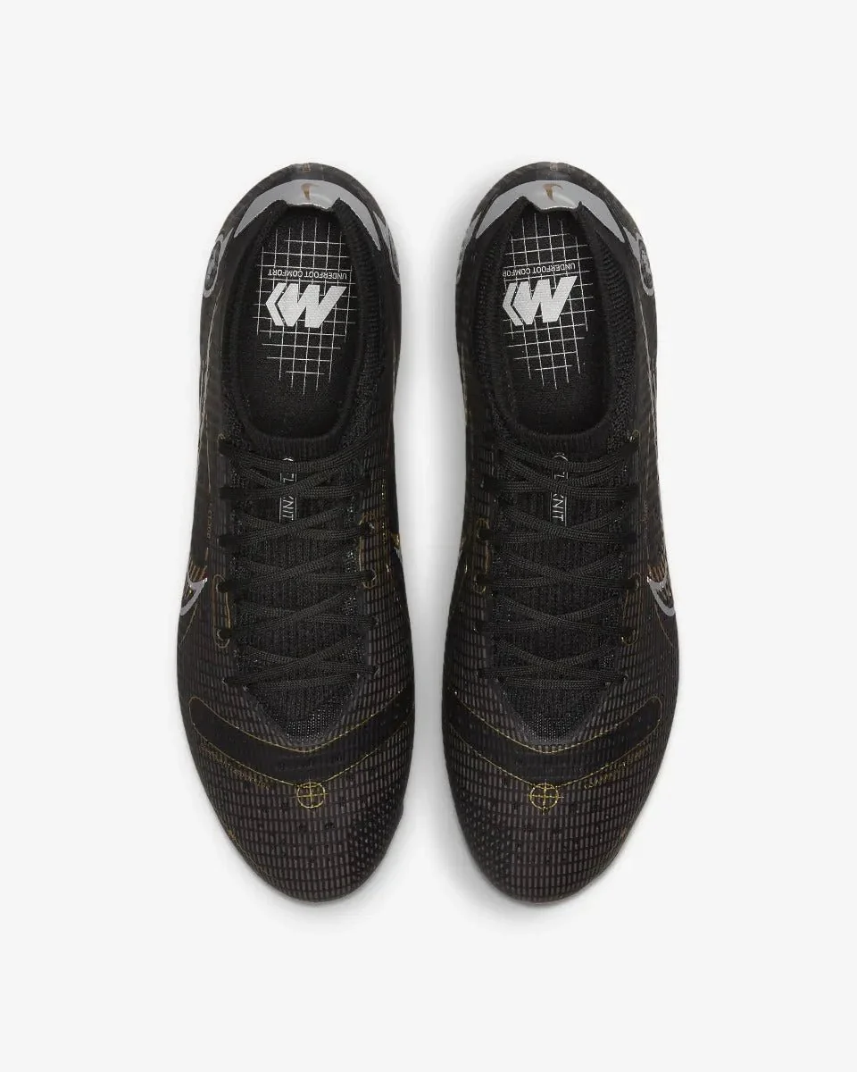 Nike Mercurial Vapor 14 Pro FG - Black-Gold-Silver - Image 4