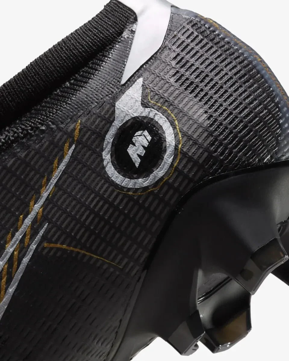 Nike Mercurial Vapor 14 Pro FG - Black-Gold-Silver - Image 9