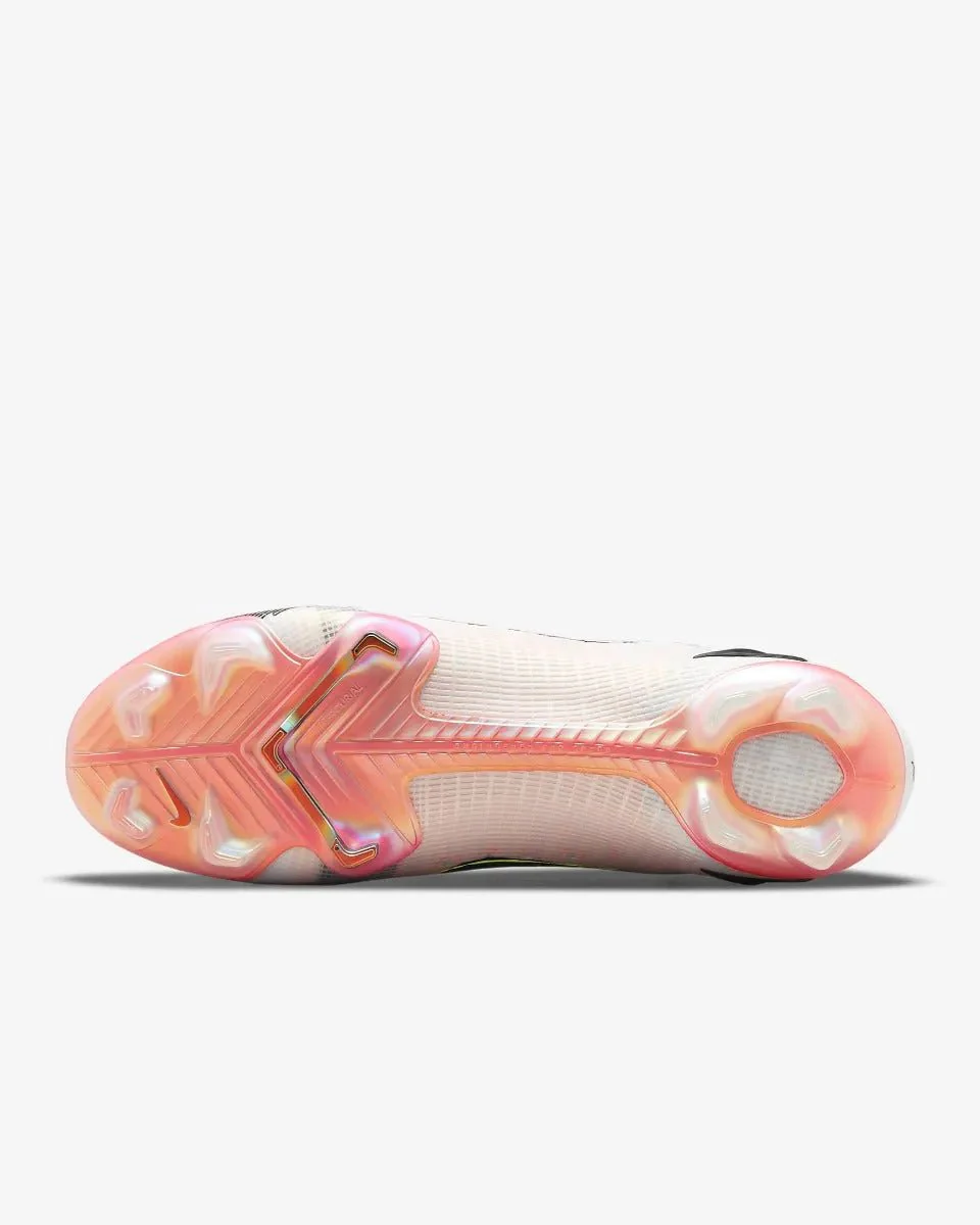 Nike Superfly 8 Elite FG - White-Black-Bright Crimson - Image 5