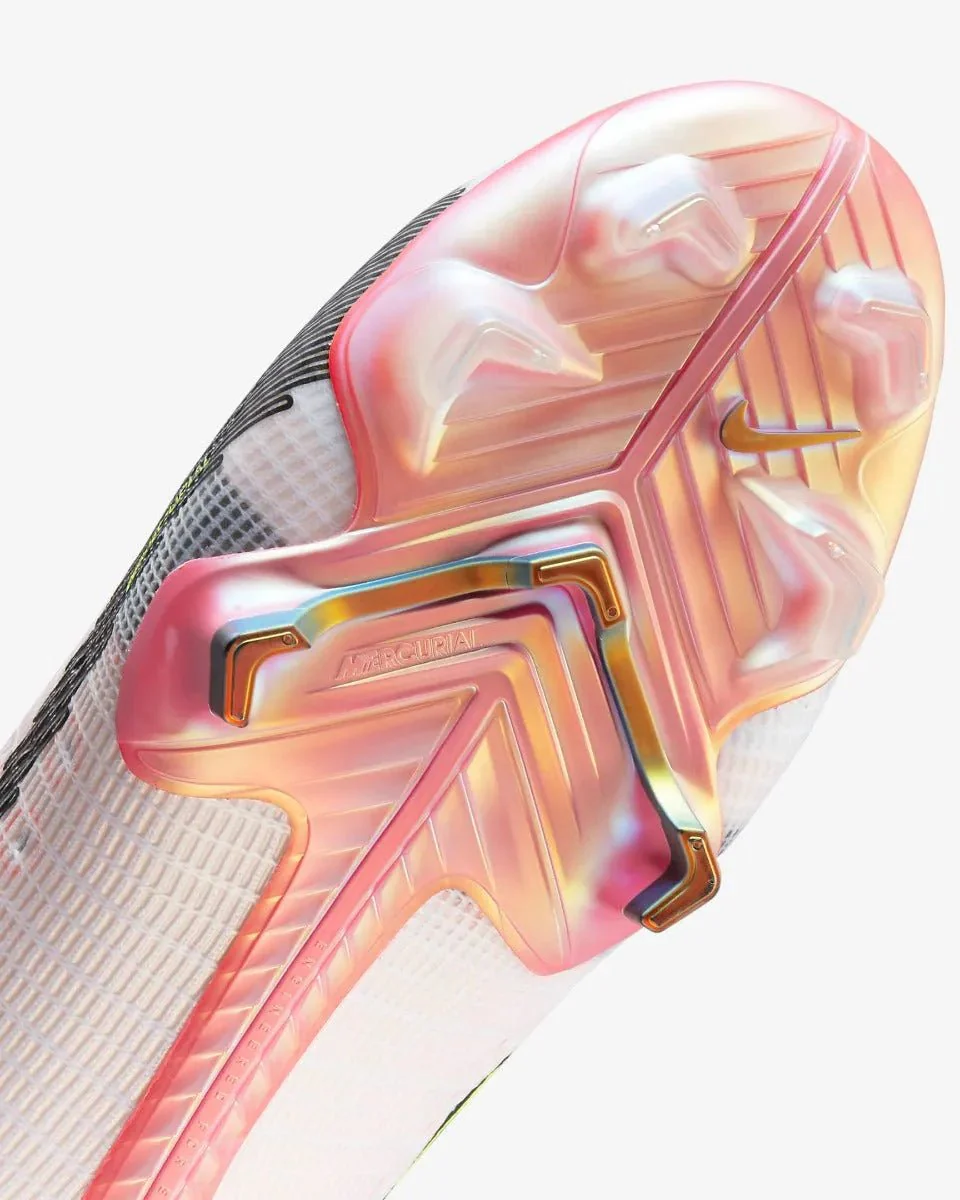 Nike Superfly 8 Elite FG - White-Black-Bright Crimson - Image 7