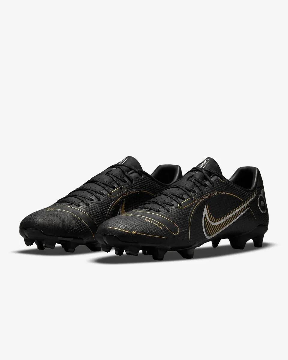 Nike Vapor 14 Academy FG-MG - Black-Gold - Image 3