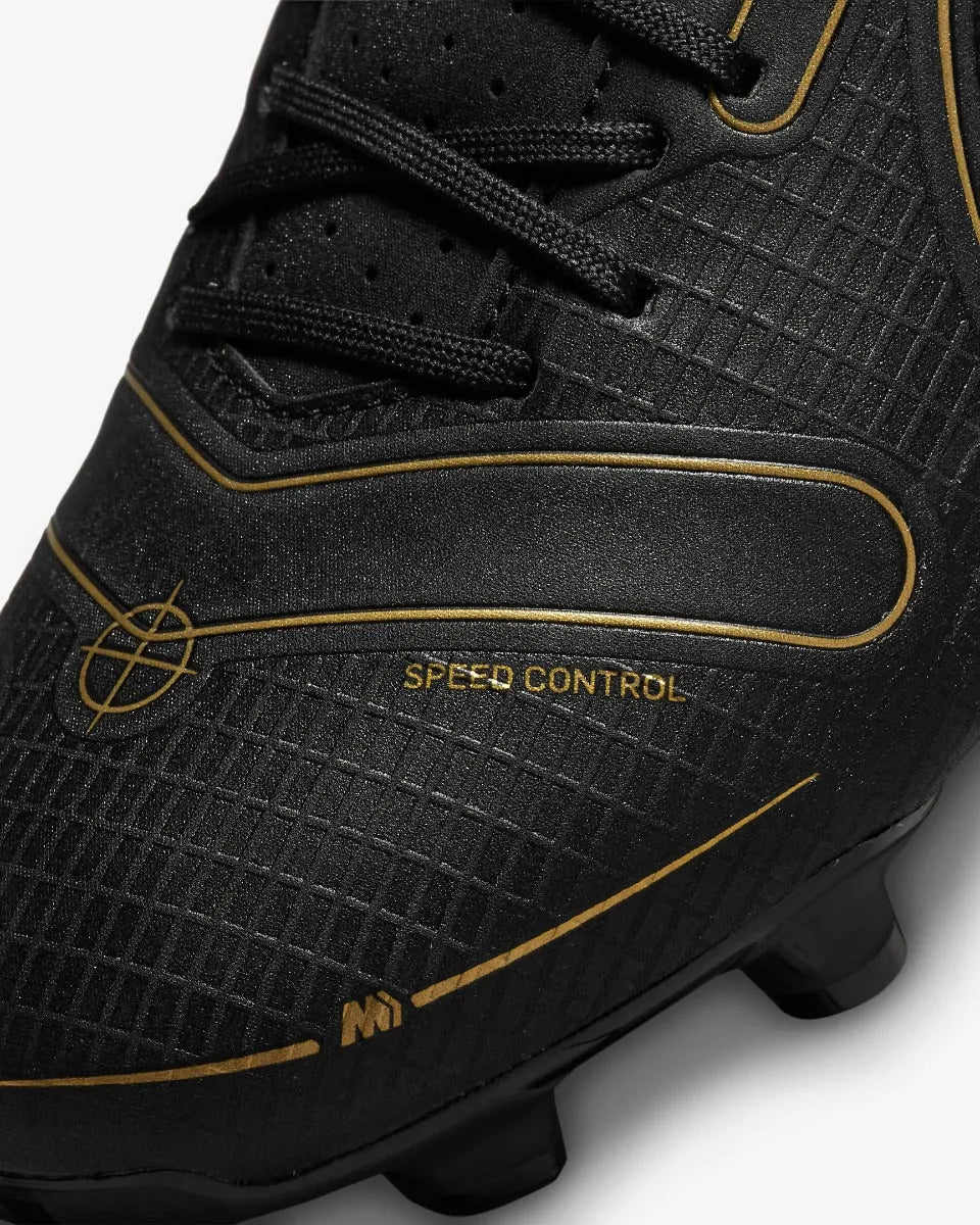 Nike Vapor 14 Academy FG-MG - Black-Gold - Image 7