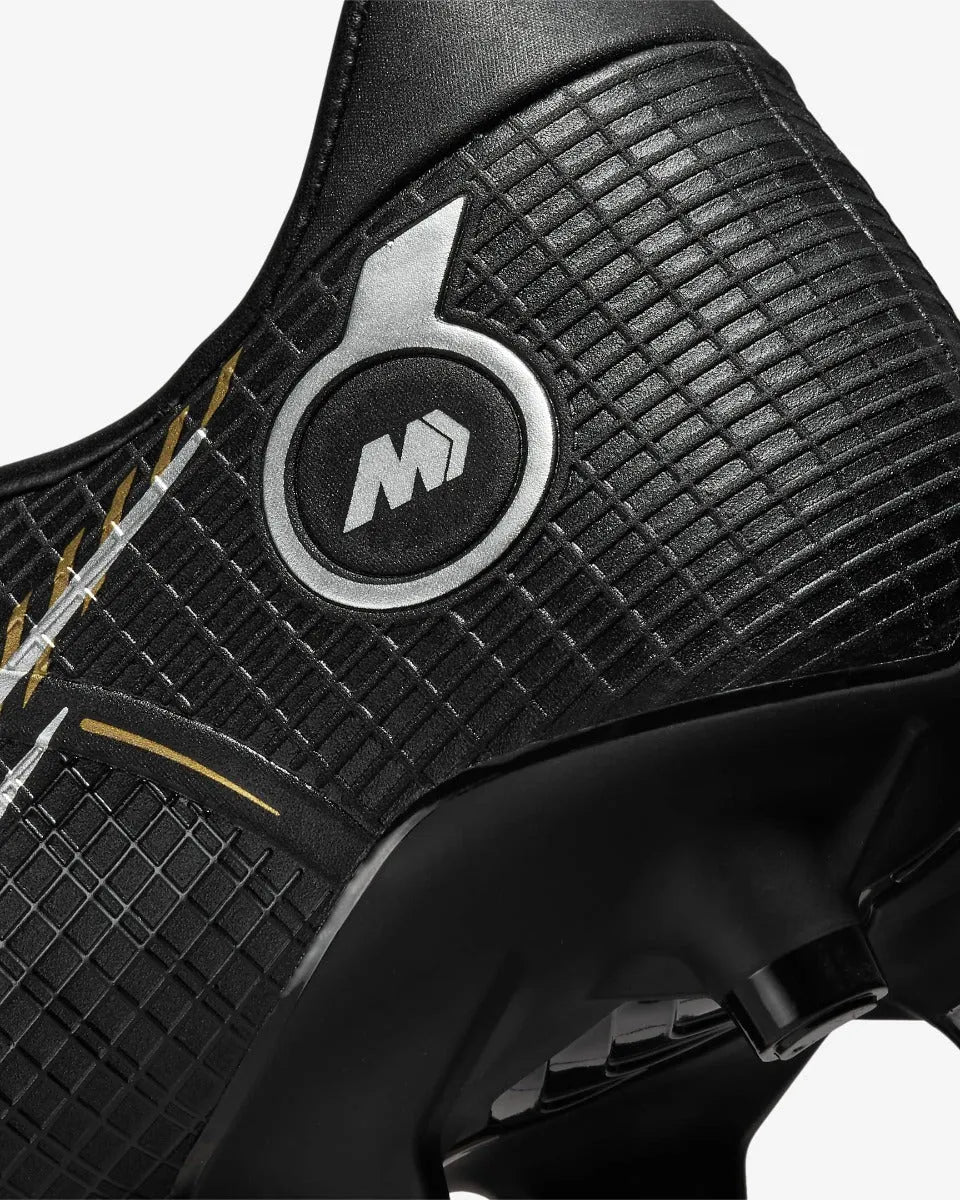 Nike Vapor 14 Academy FG-MG - Black-Gold - Image 8